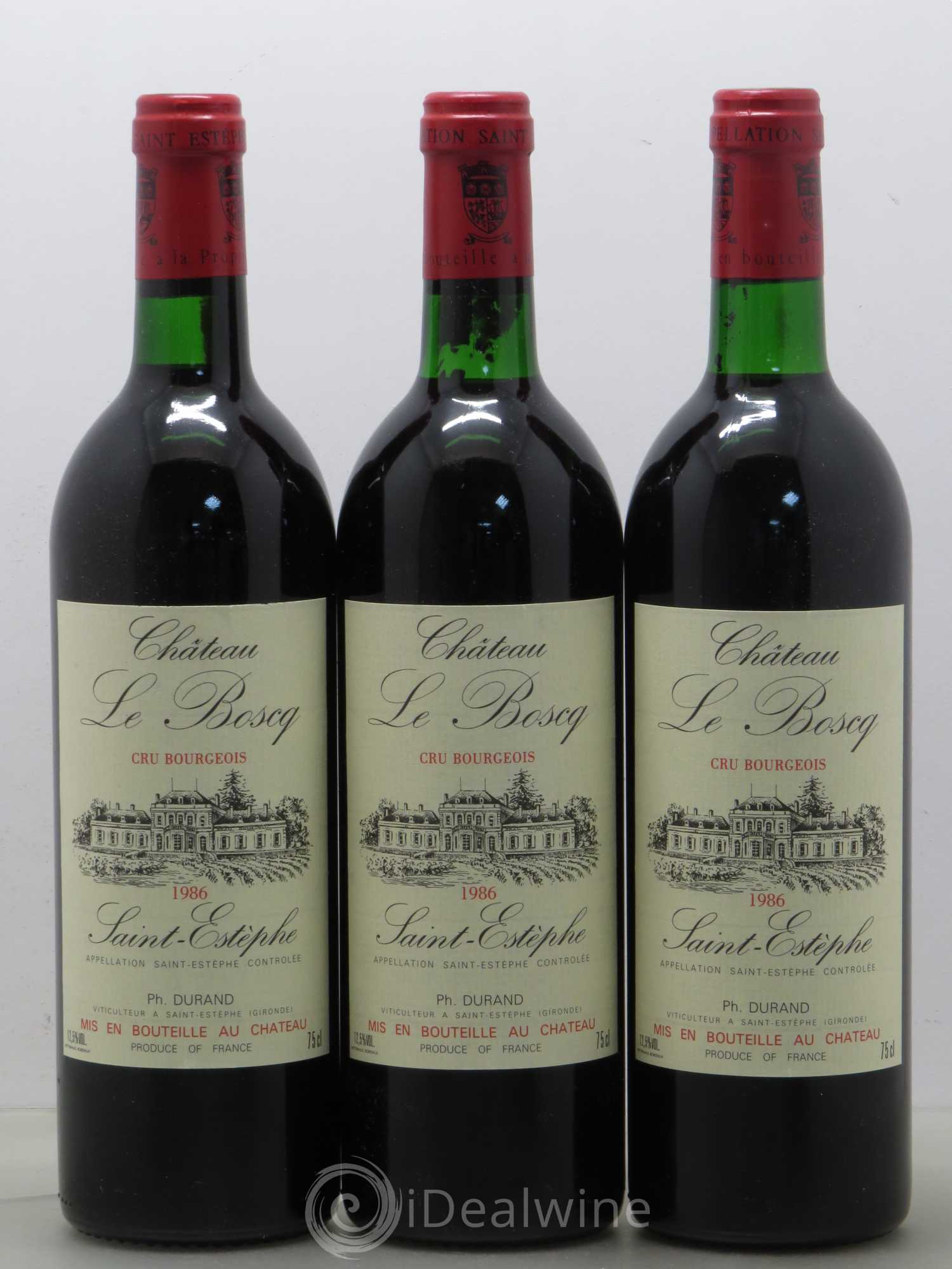 Château le Boscq Cru Bourgeois (senza prezzo di riserva) 1986 - Lotto di 6 bottiglie - 2