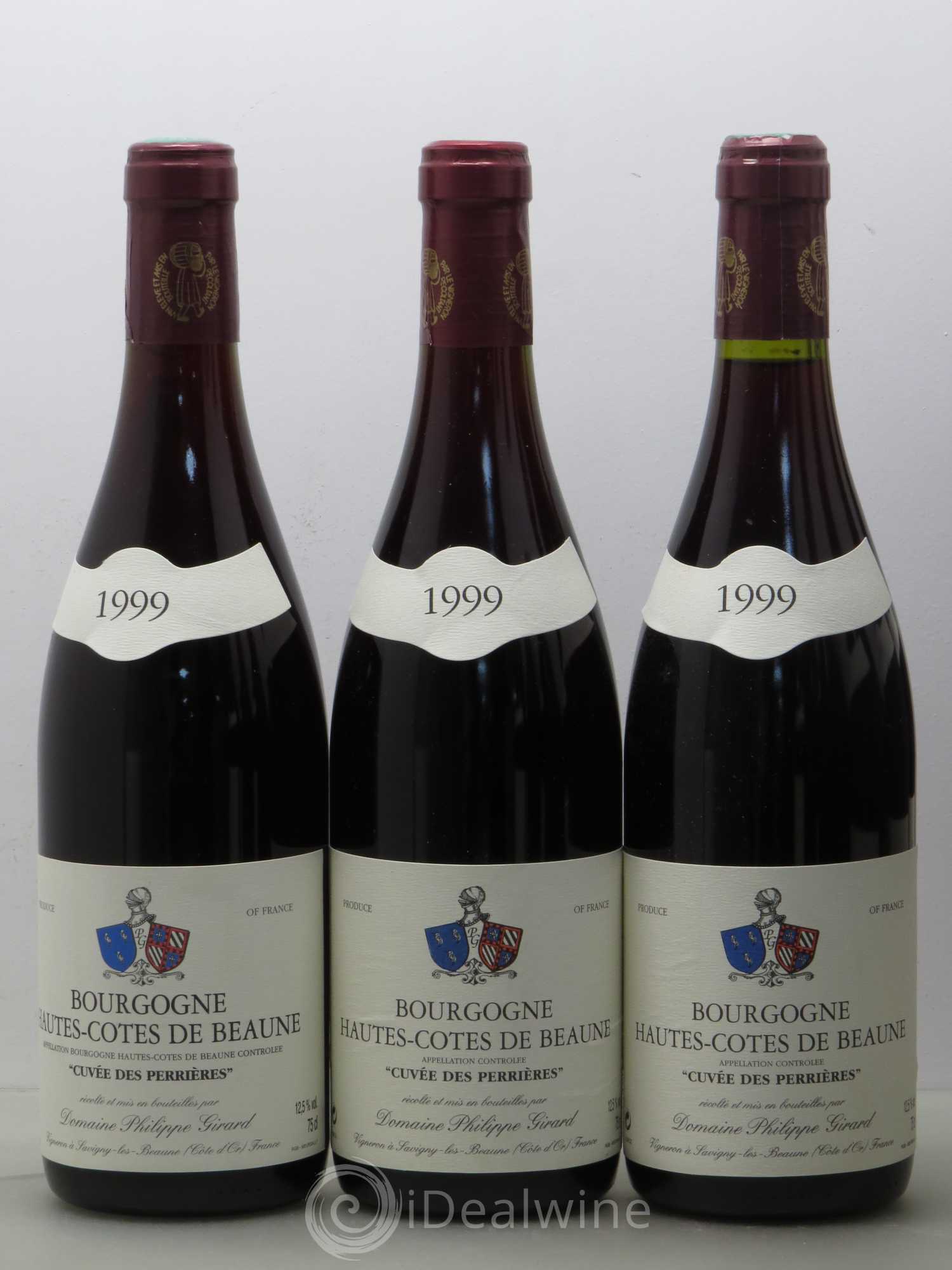 Hautes-Côtes de Beaune Cuvee Des Perrieres Domaine Philippe Girard 1999 - Posten von 12 Flaschen - 2