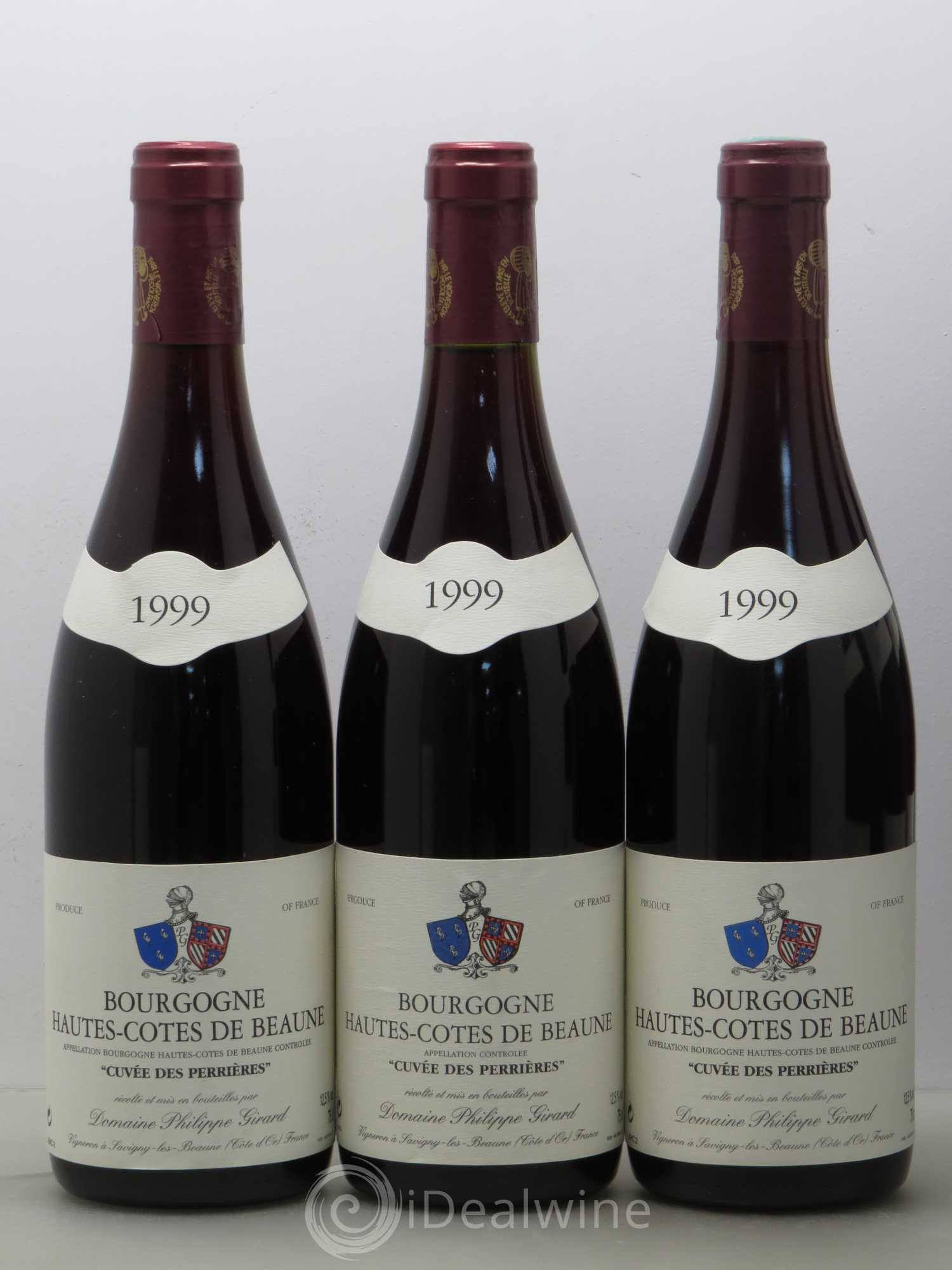 Hautes-Côtes de Beaune Cuvee Des Perrieres Domaine Philippe Girard 1999 - Posten von 12 Flaschen - 3