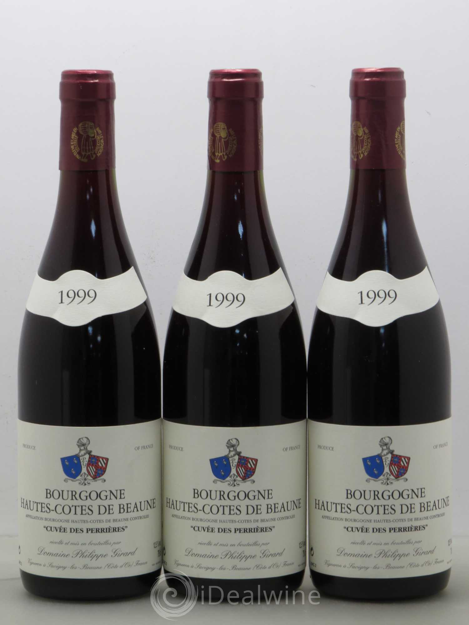 Hautes-Côtes de Beaune Cuvee Des Perrieres Domaine Philippe Girard 1999 - Posten von 12 Flaschen - 4