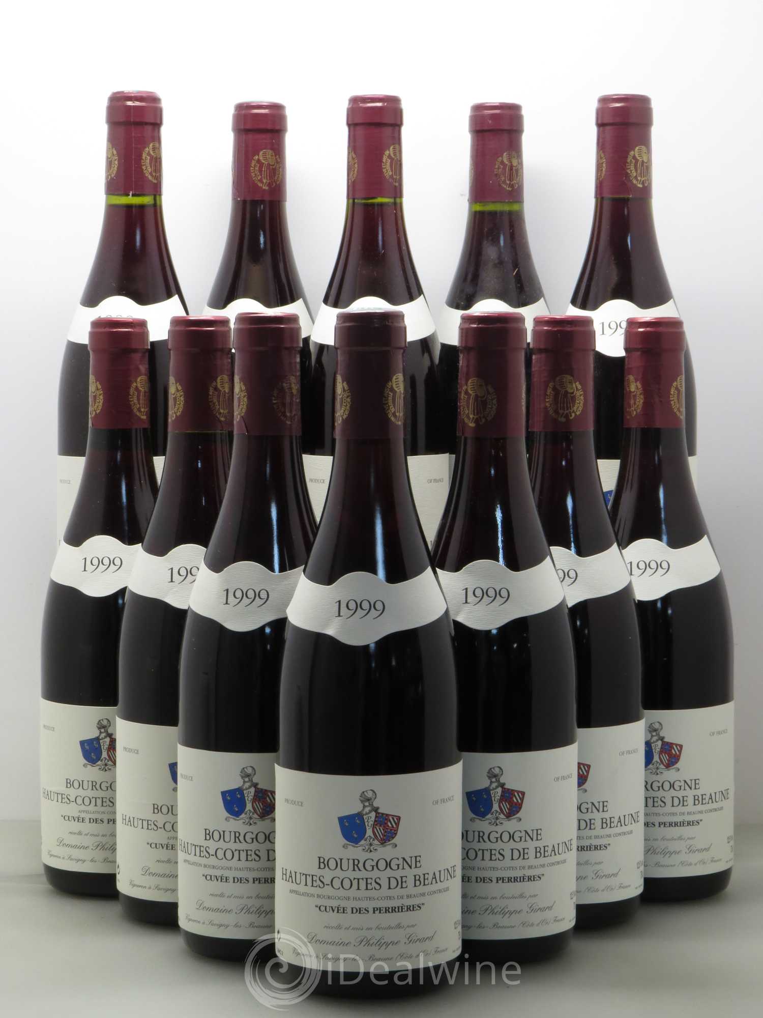 Hautes-Côtes de Beaune Cuvee Des Perrieres Domaine Philippe Girard 1999 - Posten von 12 Flaschen - 0