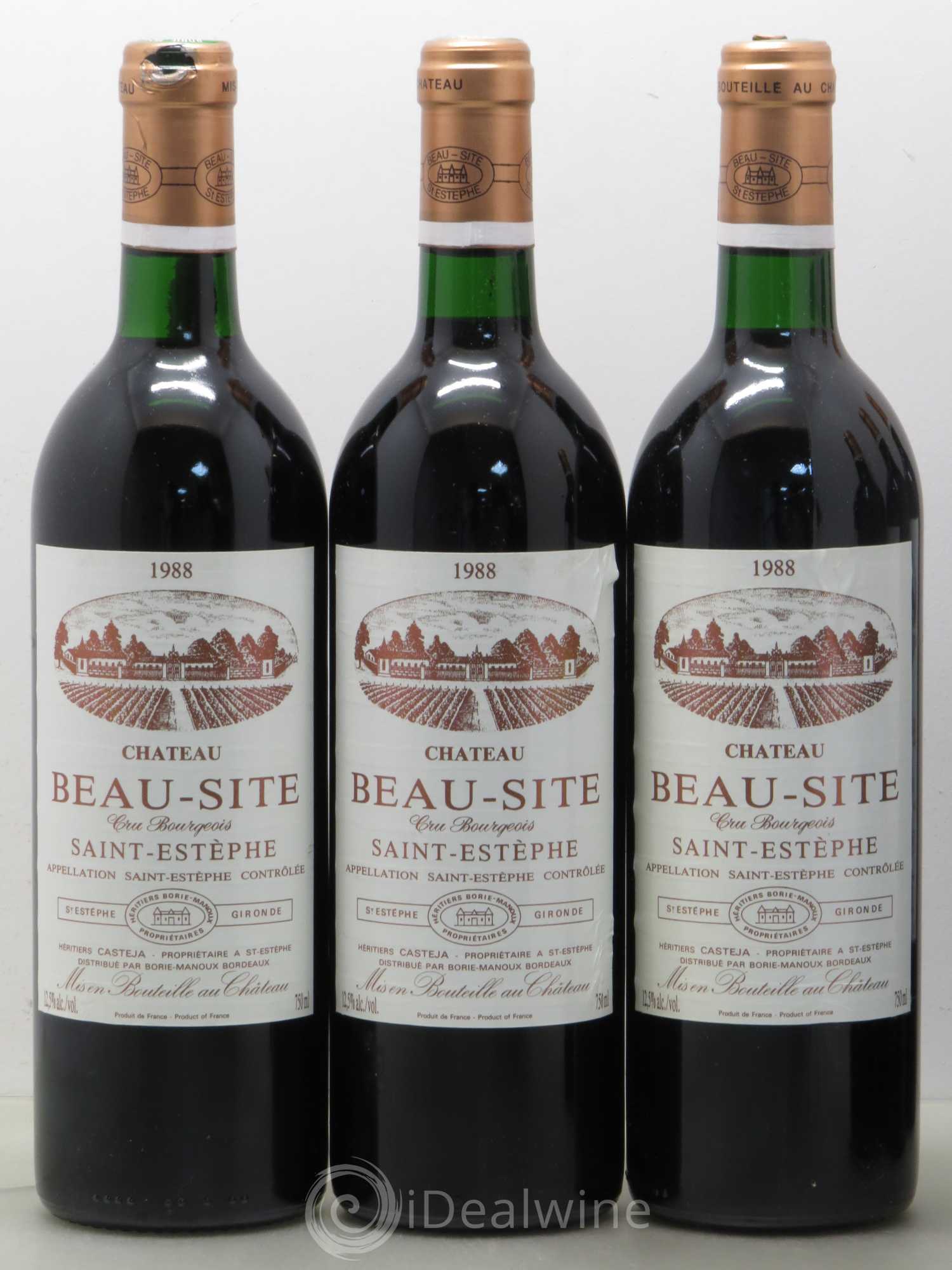 Château Beau Site Cru Bourgeois 1988 - Lot de 12 bouteilles - 3