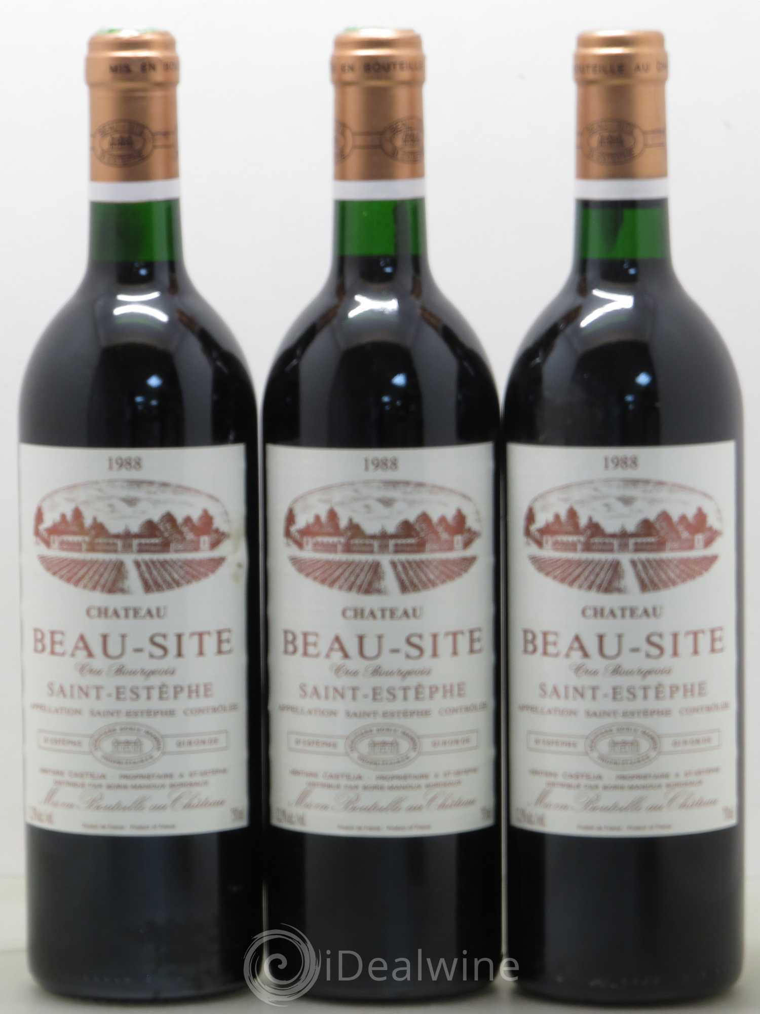 Château Beau Site Cru Bourgeois 1988 - Lot de 12 bouteilles - 4