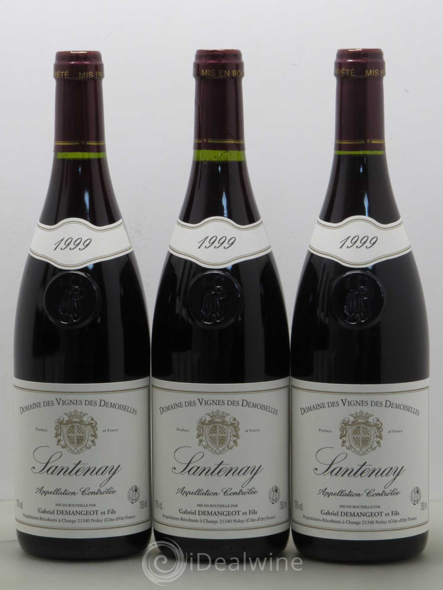 Santenay Gabriel Damangeot et fils Domaine des Vignes des demoiselles 1999 - Posten von 6 Flaschen - 1