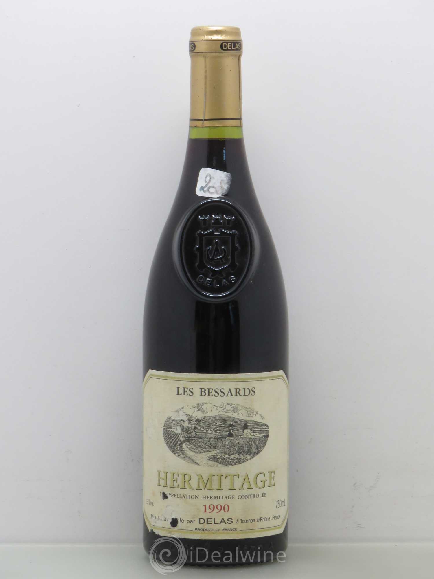Hermitage Les Bessards Delas Frères 1990 - Lot de 1 bouteille - 0