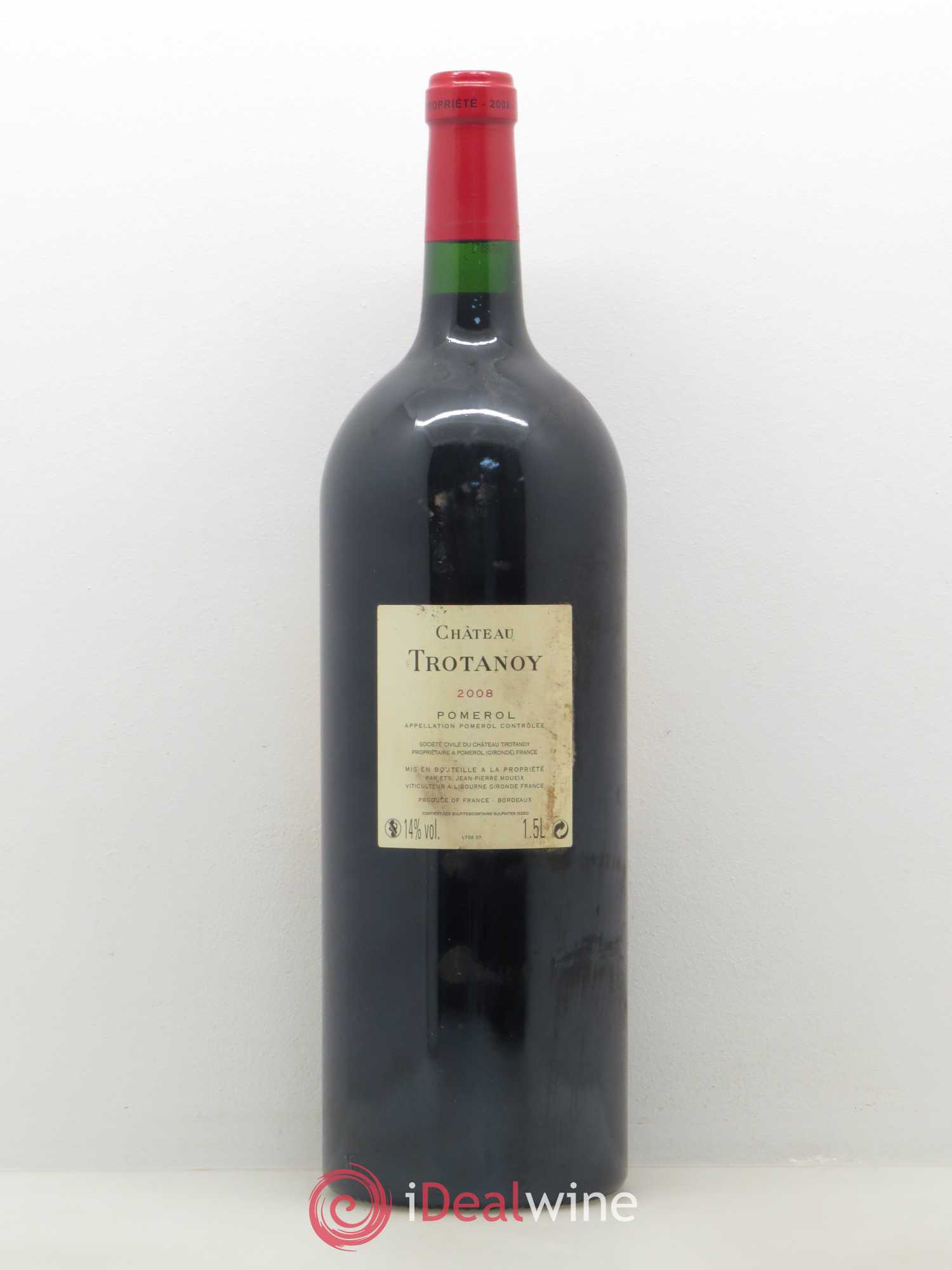 Château Trotanoy 2008 - Lot de 1 magnum - 1