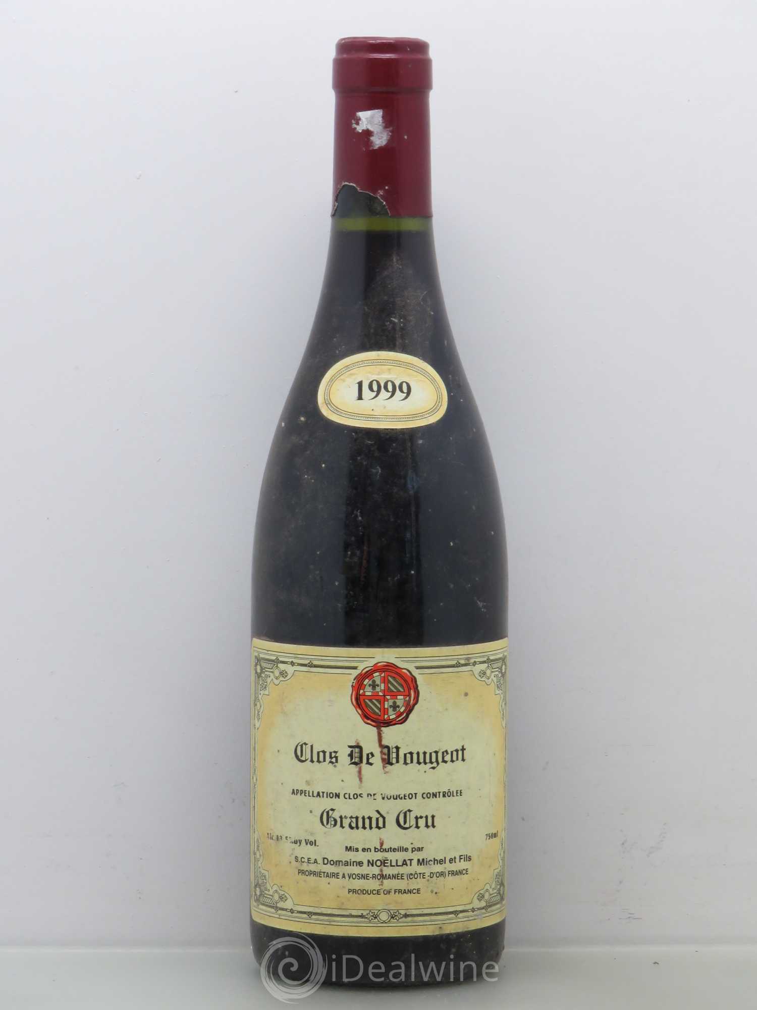 Clos de Vougeot Grand Cru Michel Noëllat 1999 - Lot de 1 bouteille - 0