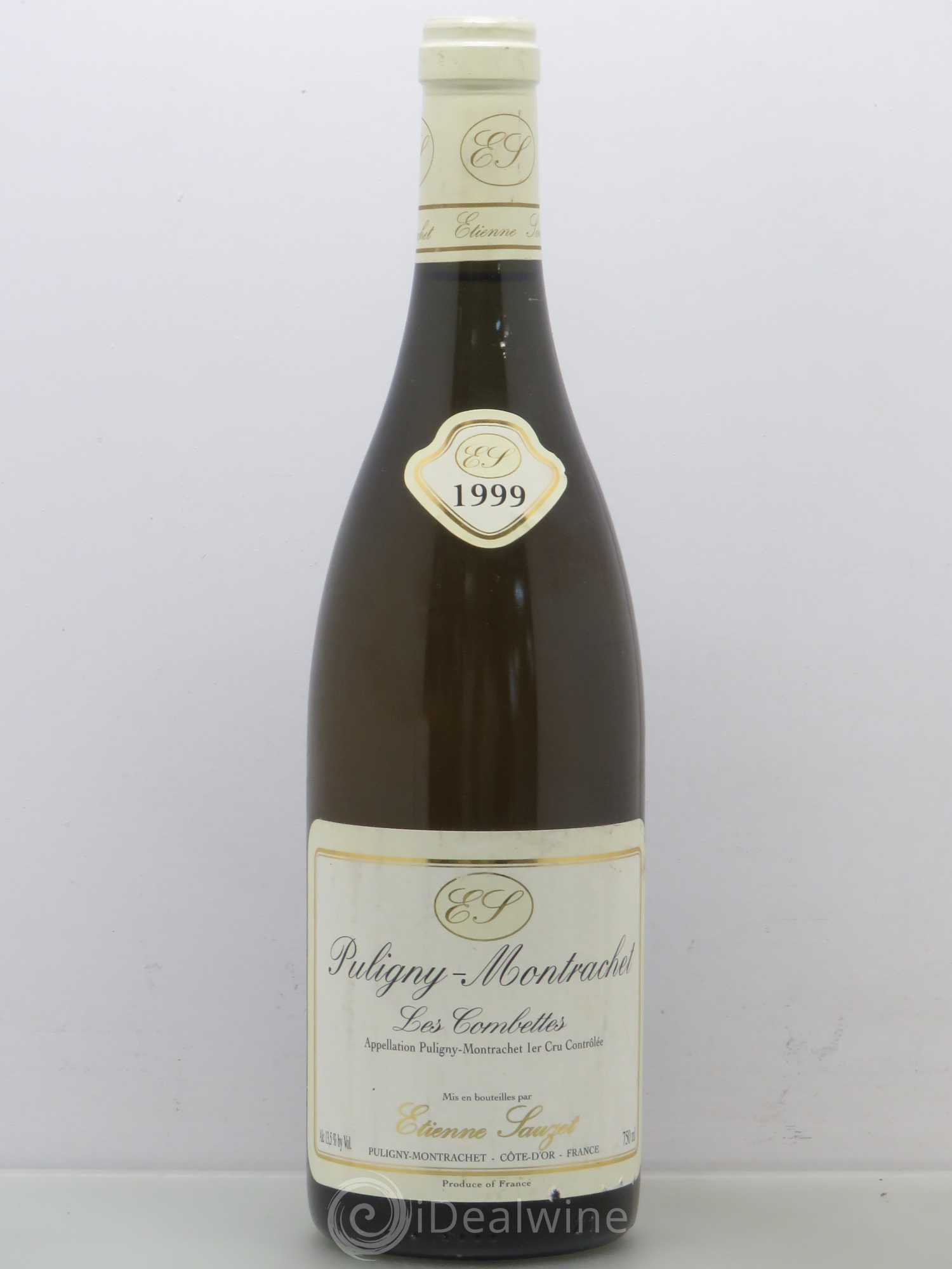 Puligny-Montrachet 1er Cru Les Combettes Etienne Sauzet 1999 - Lot de 1 bouteille - 0