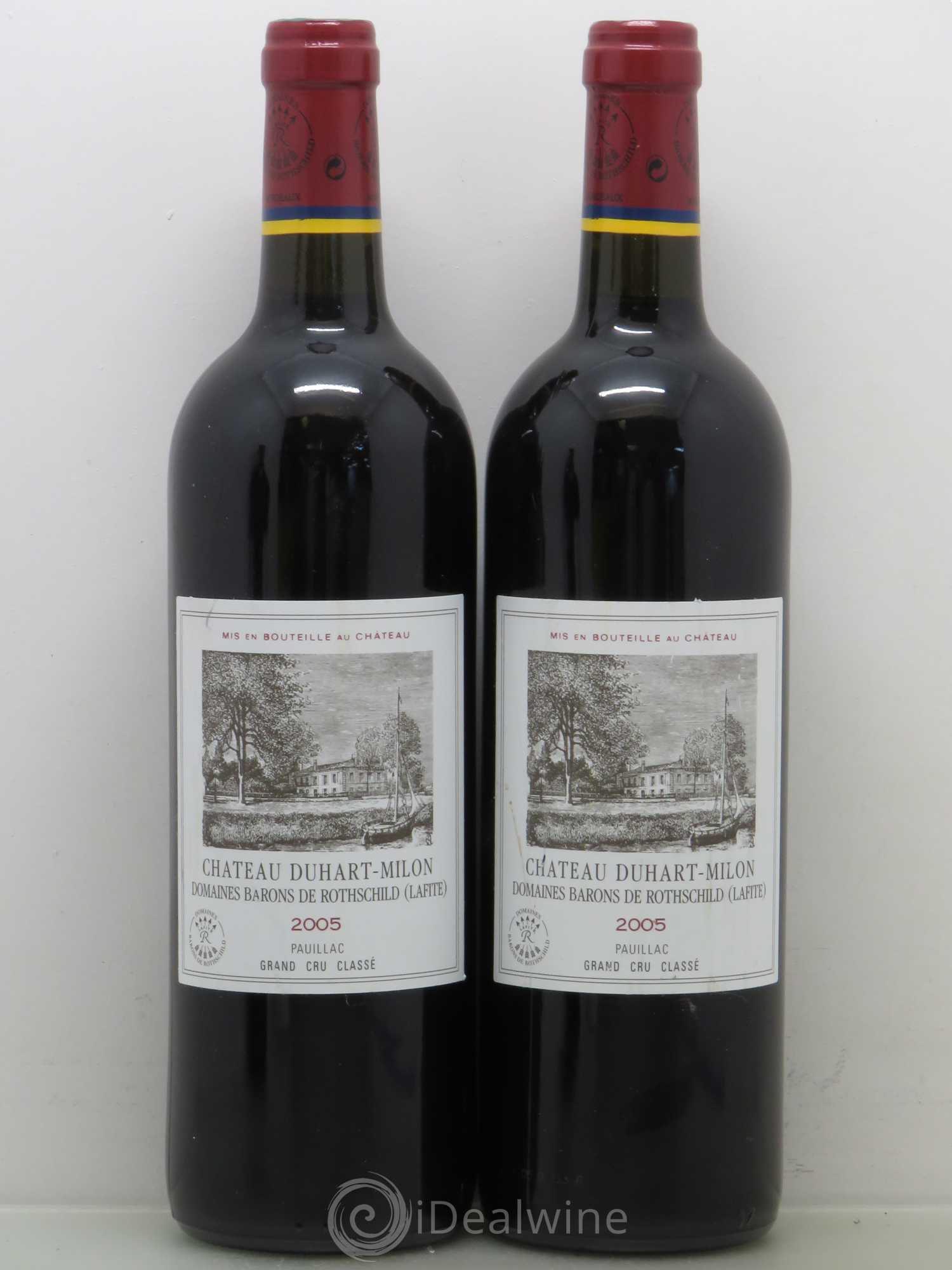 Château Duhart-Milon 4ème Grand Cru Classé 2005 - Lot de 2 bouteilles - 0