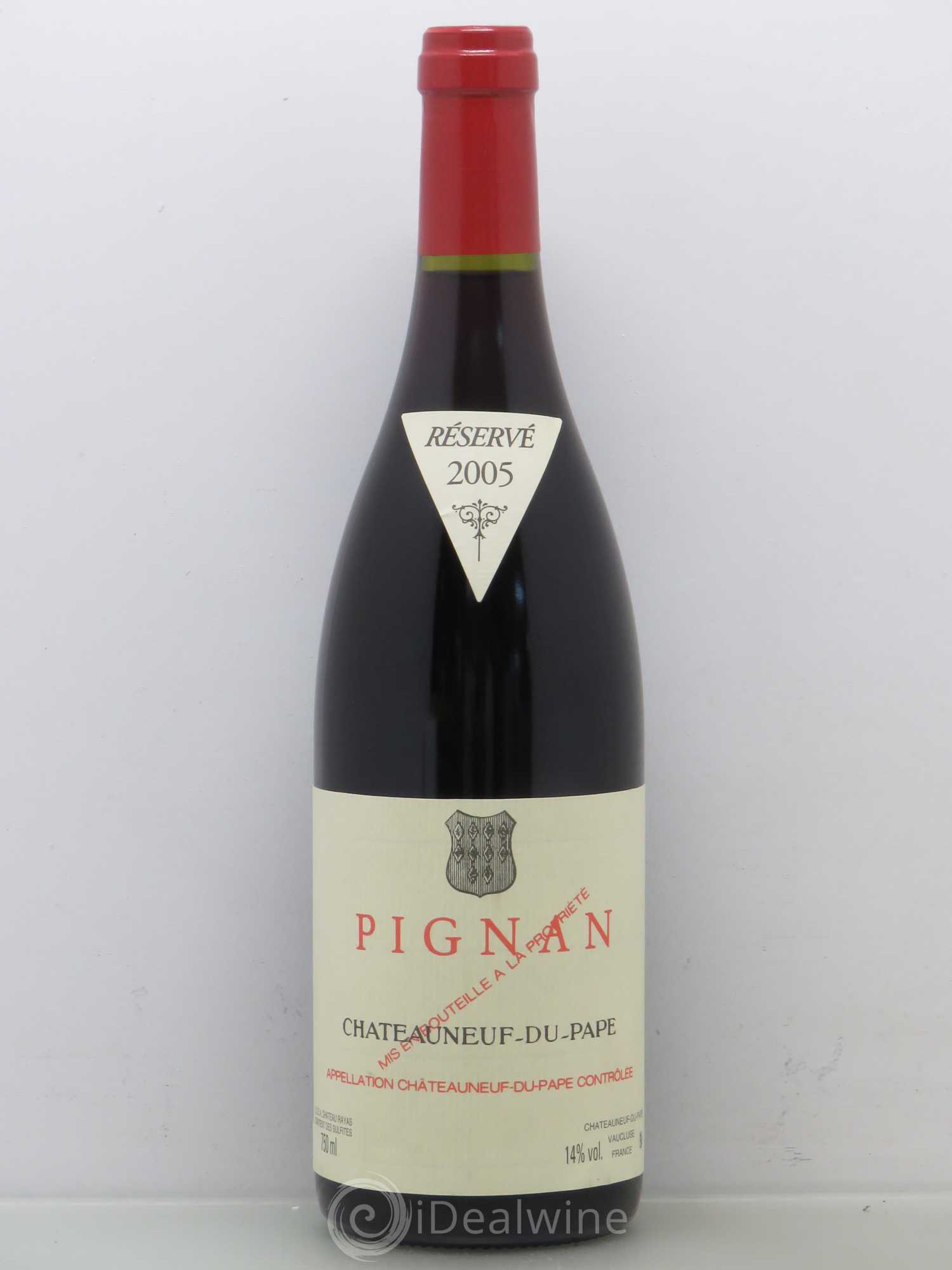 Châteauneuf-du-Pape Pignan Emmanuel Reynaud 2005 - Lot de 1 bouteille - 0