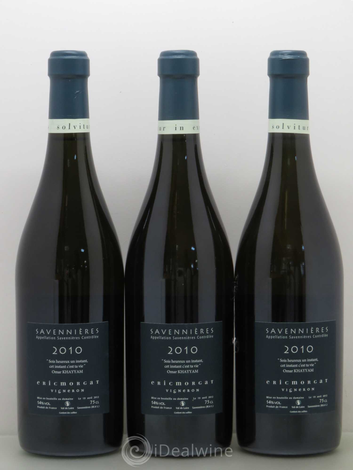 Savennières L'Enclos Eric Morgat L'Enclos 2010 - Lot de 3 bouteilles - 1