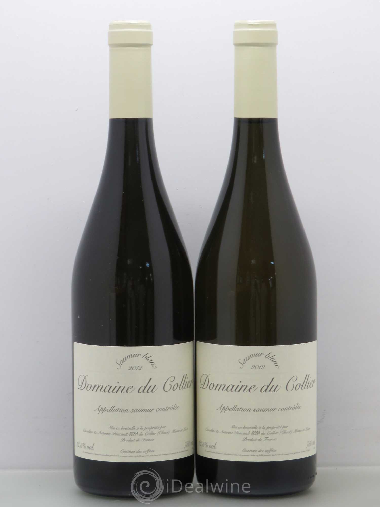 Saumur Domaine du Collier Cuvee Generique 2012 - Lot de 2 bouteilles - 0