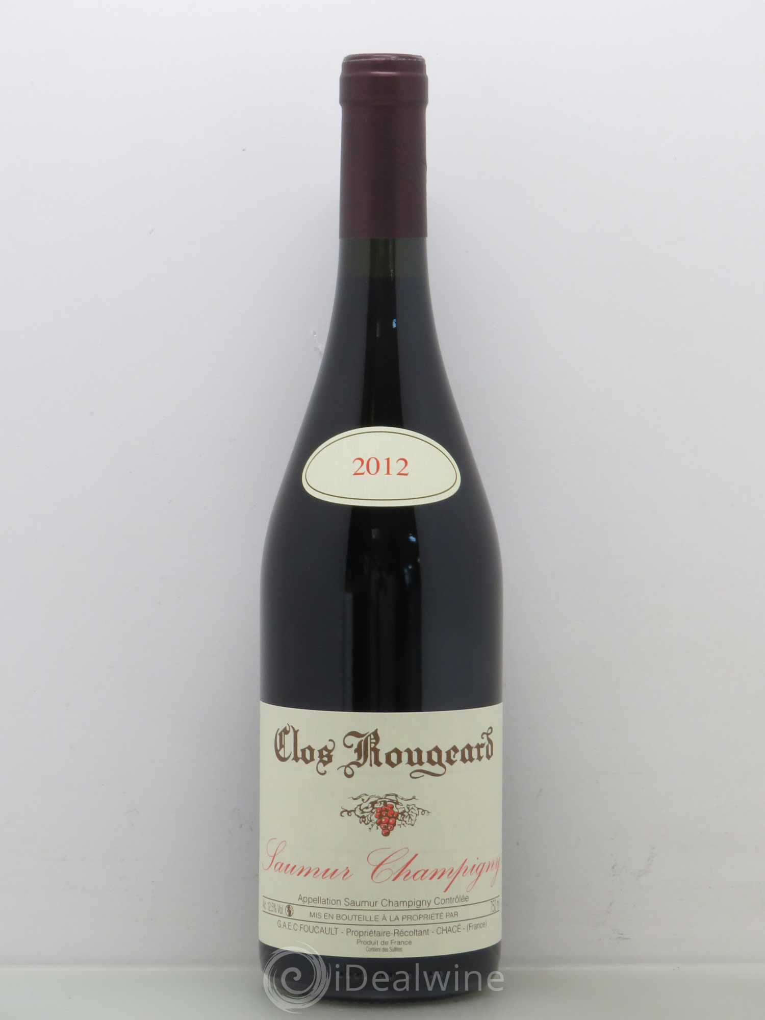 Saumur-Champigny Clos Rougeard 2012 - Lot de 1 bouteille - 0