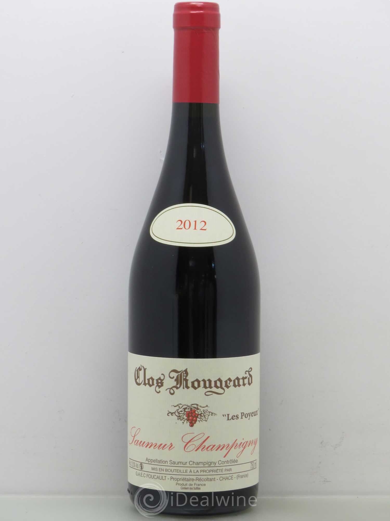 Saumur-Champigny Les Poyeux Clos Rougeard 2012 - Lot de 1 bouteille - 0