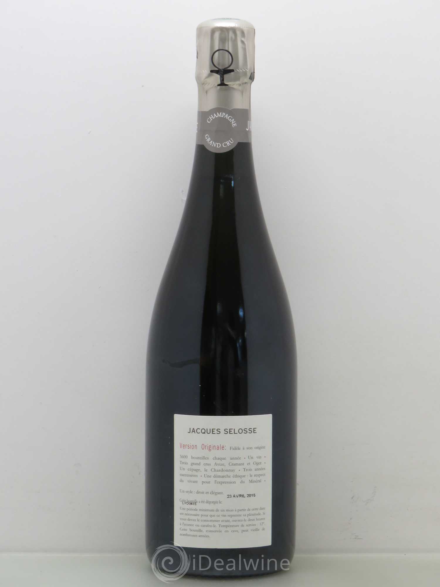 Version Originale Jacques Selosse - Lot de 1 bouteille - 1