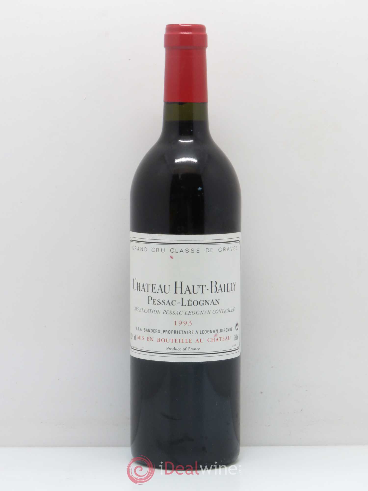 Château Haut-Bailly Cru Classé de Graves 1993 - Lot de 1 bouteille - 0