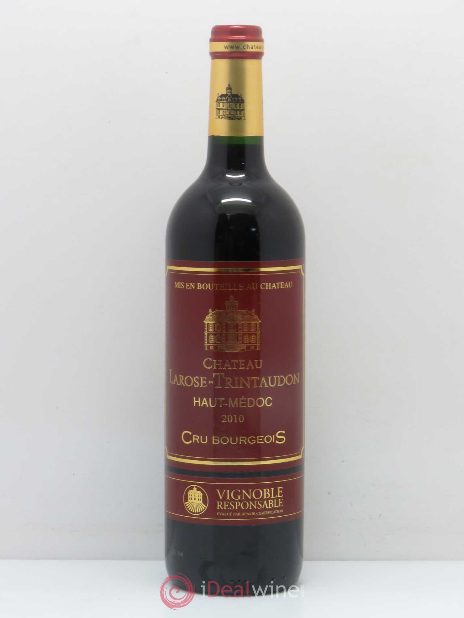 Château Larose Trintaudon Cru Bourgeois 2010 - Lot de 1 bouteille - 0