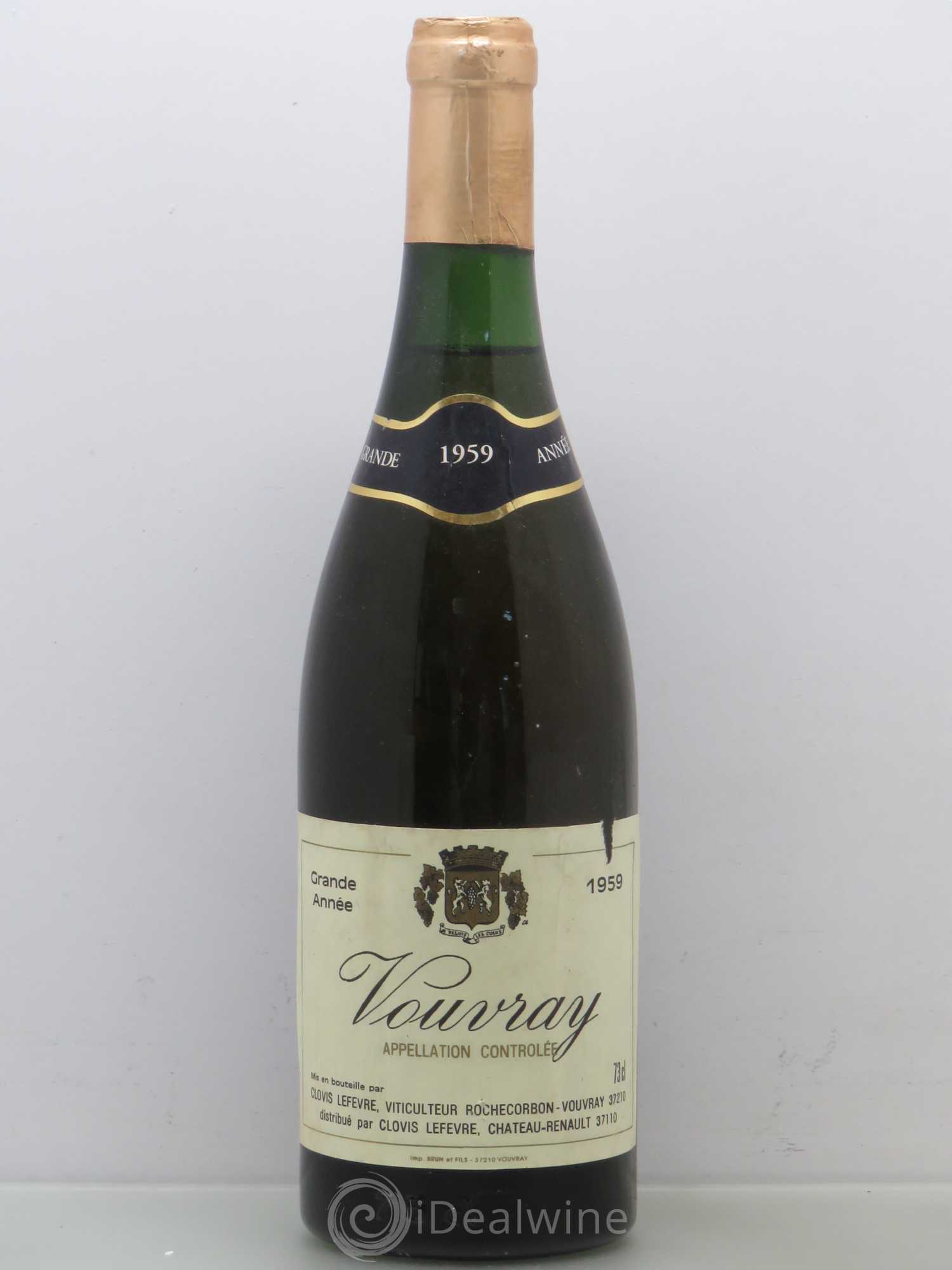 Vouvray Clovis Lefevre Grande Annee 1959 - Posten von 1 Flasche - 0