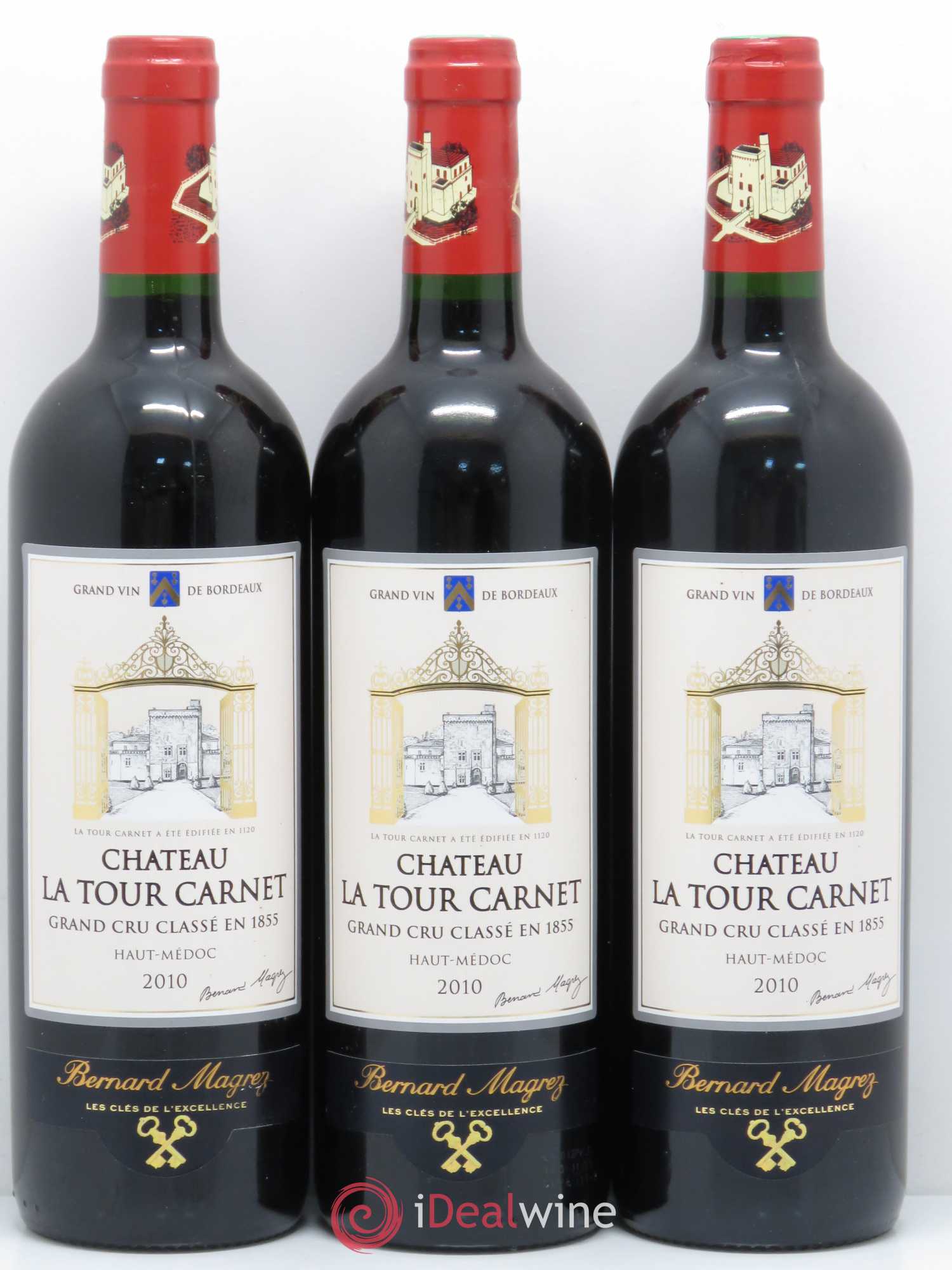 Château la Tour Carnet 4ème Grand Cru Classé 2010 - Lot de 6 bouteilles - 2