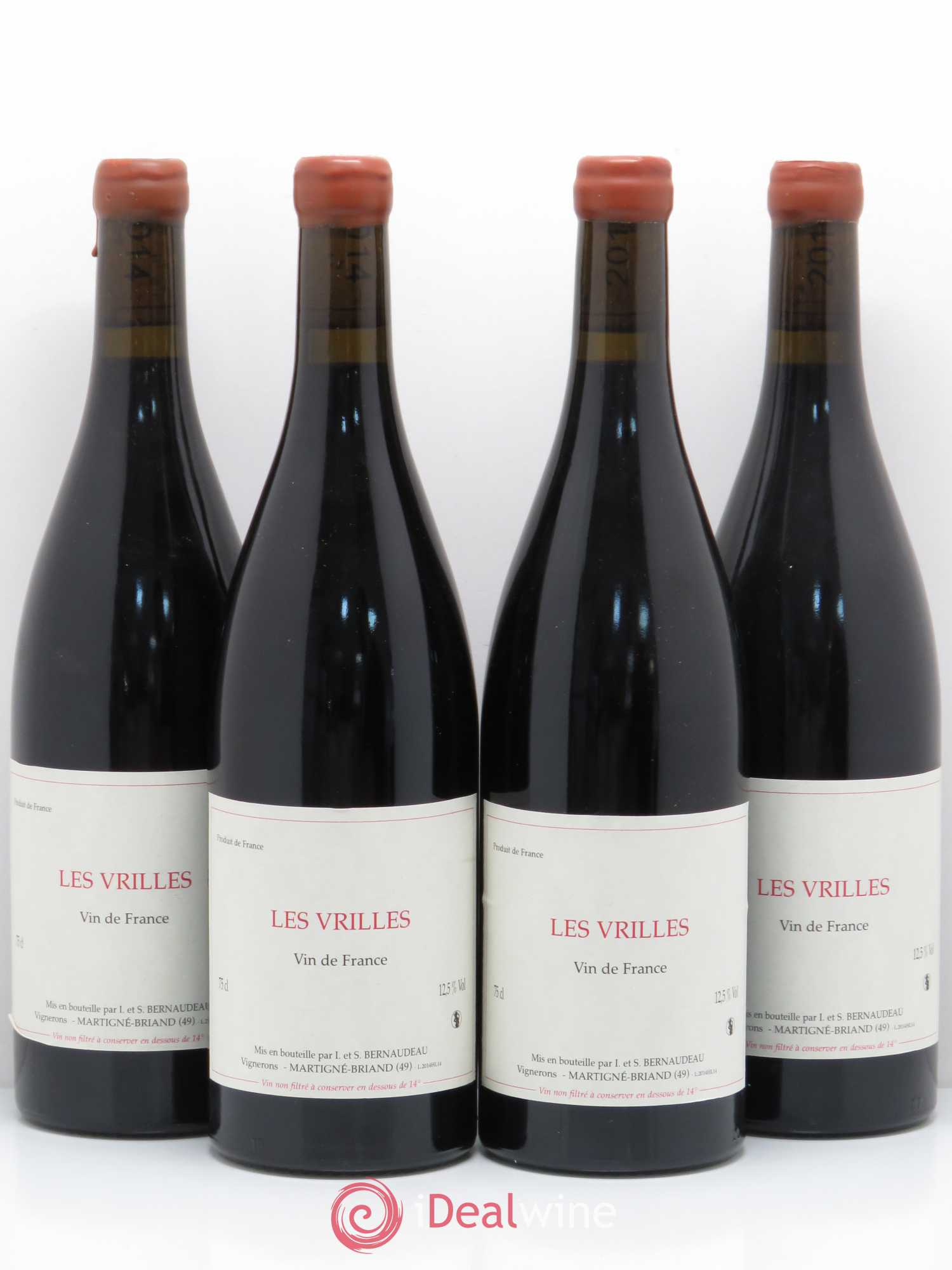 Vin de France Les Vrilles Stéphane Bernaudeau (Domaine) 2014 - Lot de 4 bouteilles - 0