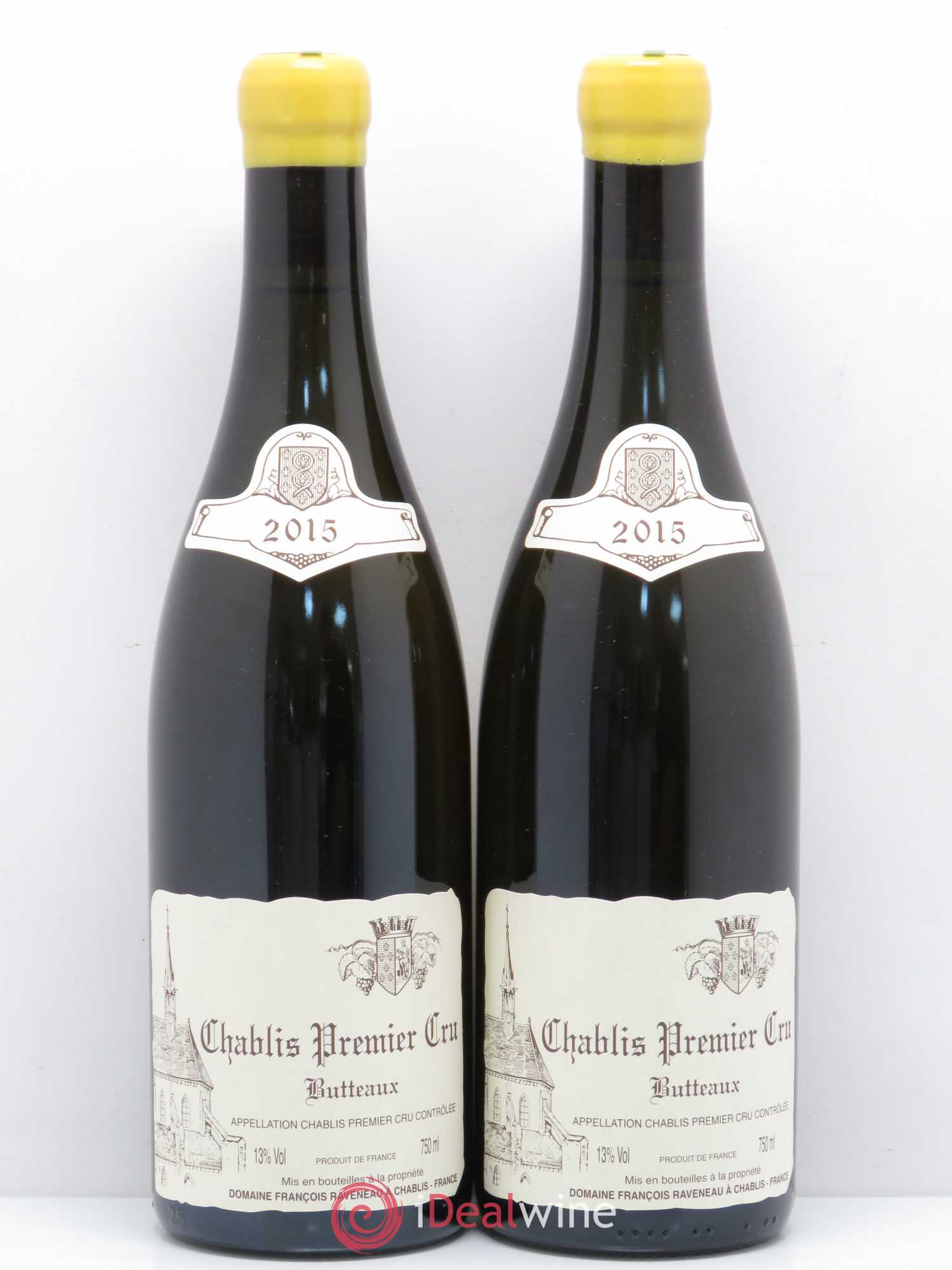 Chablis 1er Cru Butteaux Raveneau (Domaine) 2015 - Lot de 2 bouteilles - 0