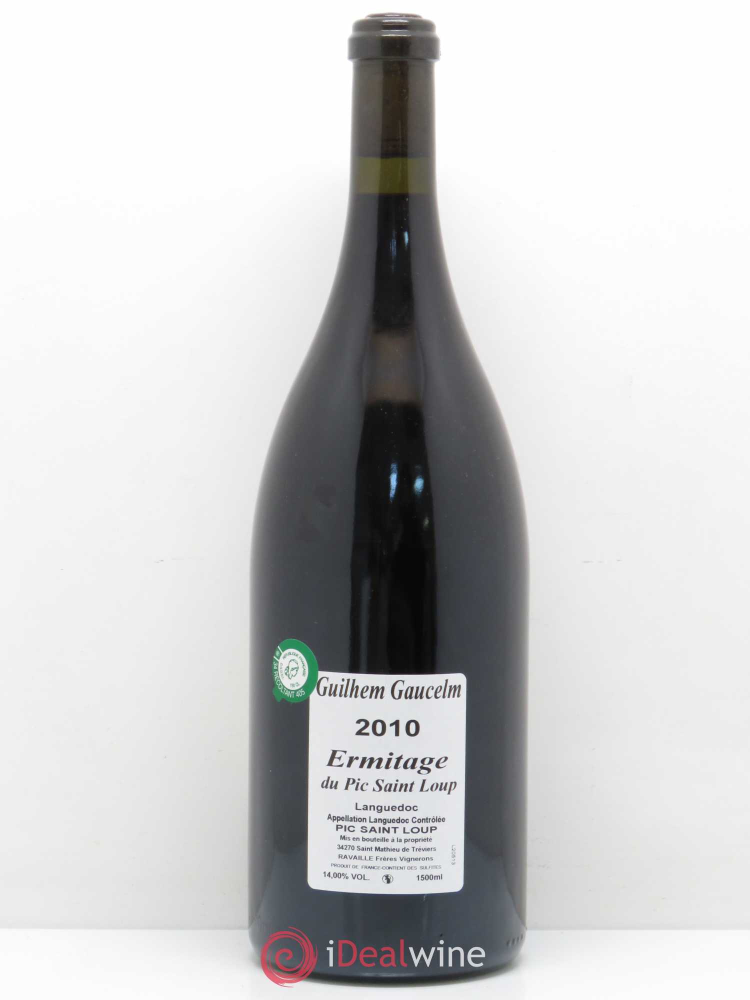 Pic Saint-Loup Héritage du Pic Saint-Loup (anciennement Ermitage) Guilhem Gaucelm 2010 - Lot de 1 magnum - 1
