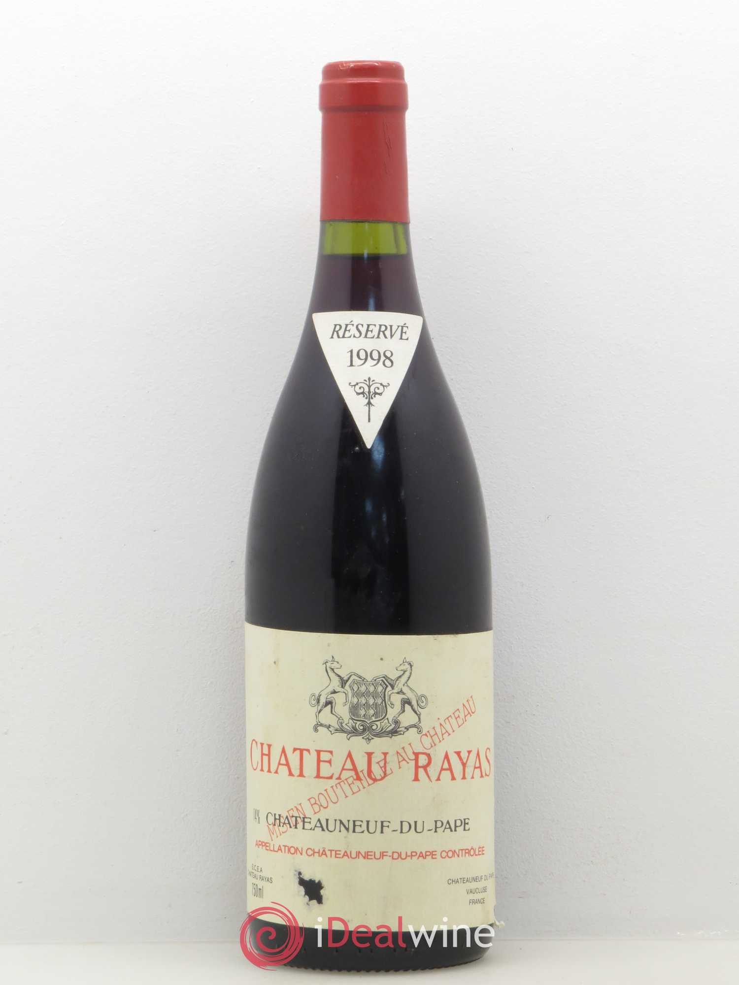 Châteauneuf-du-Pape Château Rayas Emmanuel Reynaud 1998 - Lot de 1 bouteille - 0