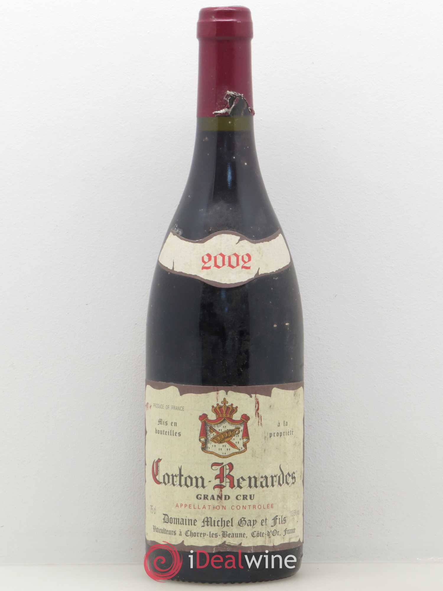 Corton Grand Cru Renardes Domaine Michel Gay et Fils 2002 - Posten von 1 Flasche - 0