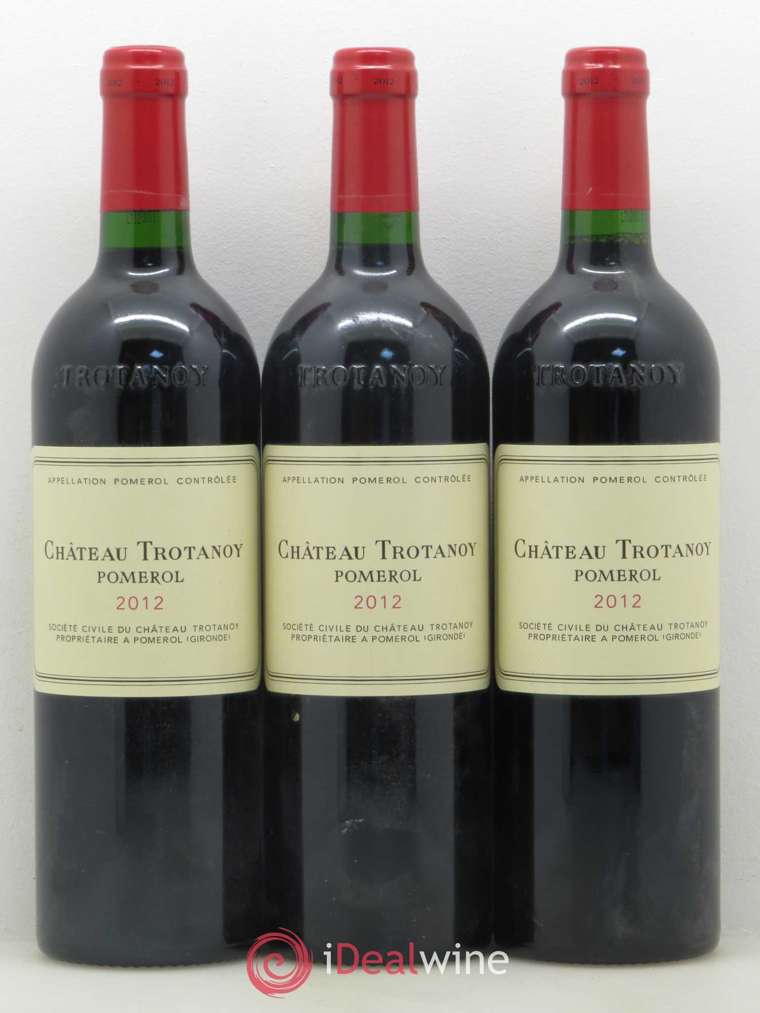 Château Trotanoy 2012 - Lot de 3 bouteilles - 0