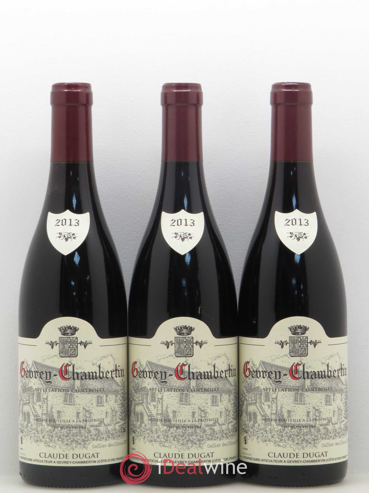 Gevrey-Chambertin Claude Dugat 2013 - Lot de 3 bouteilles - 0