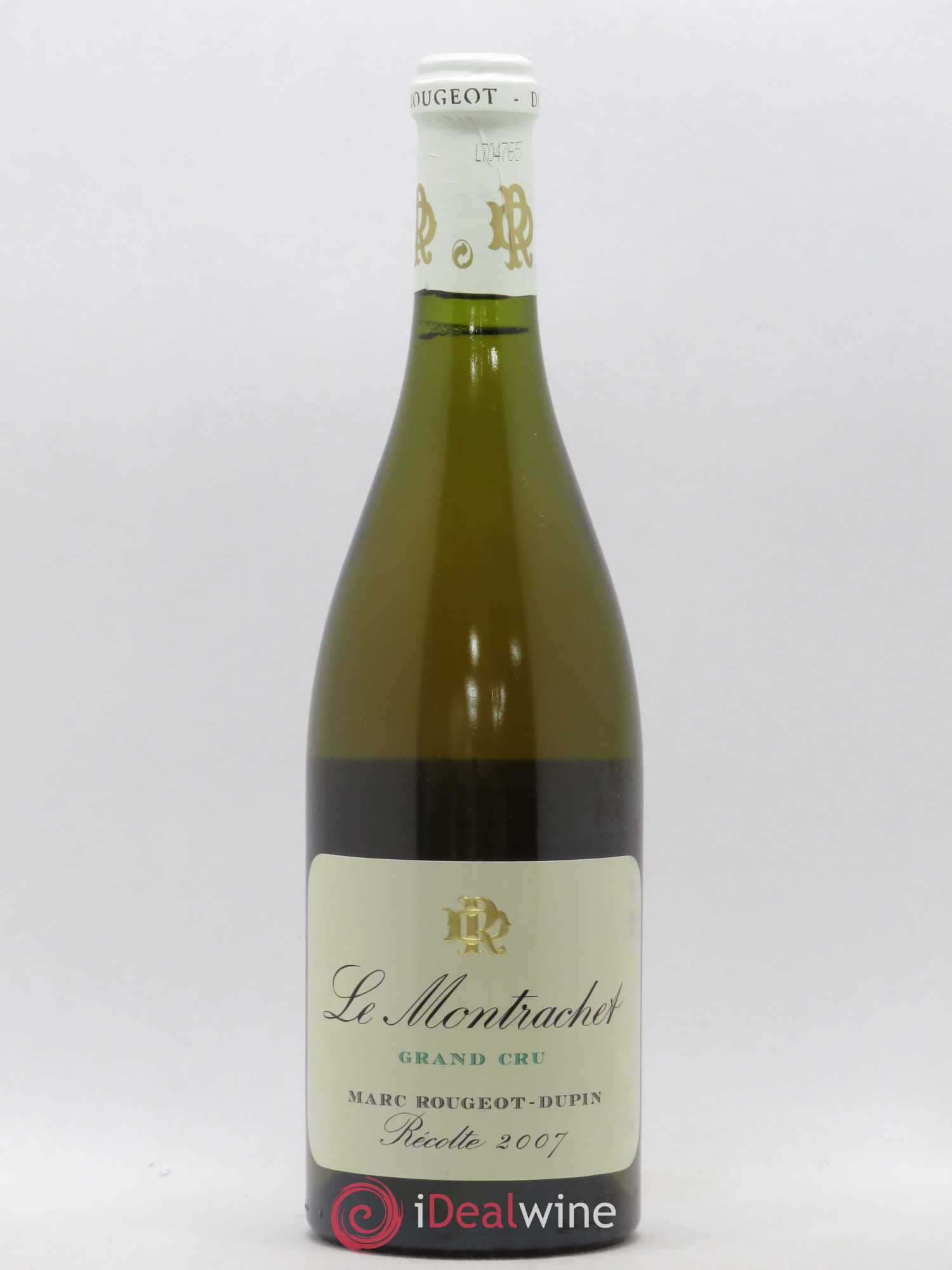 Montrachet Grand Cru Rougeot-Dupin 2007 - Lot de 1 bouteille - 0