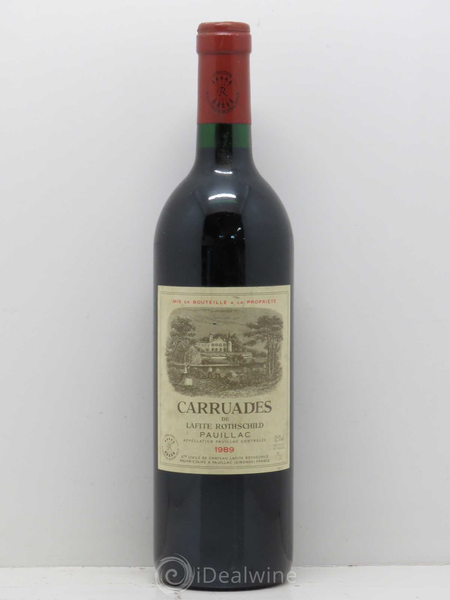Carruades de Lafite Rothschild Second Vin 1989 - Lot de 1 bouteille - 0