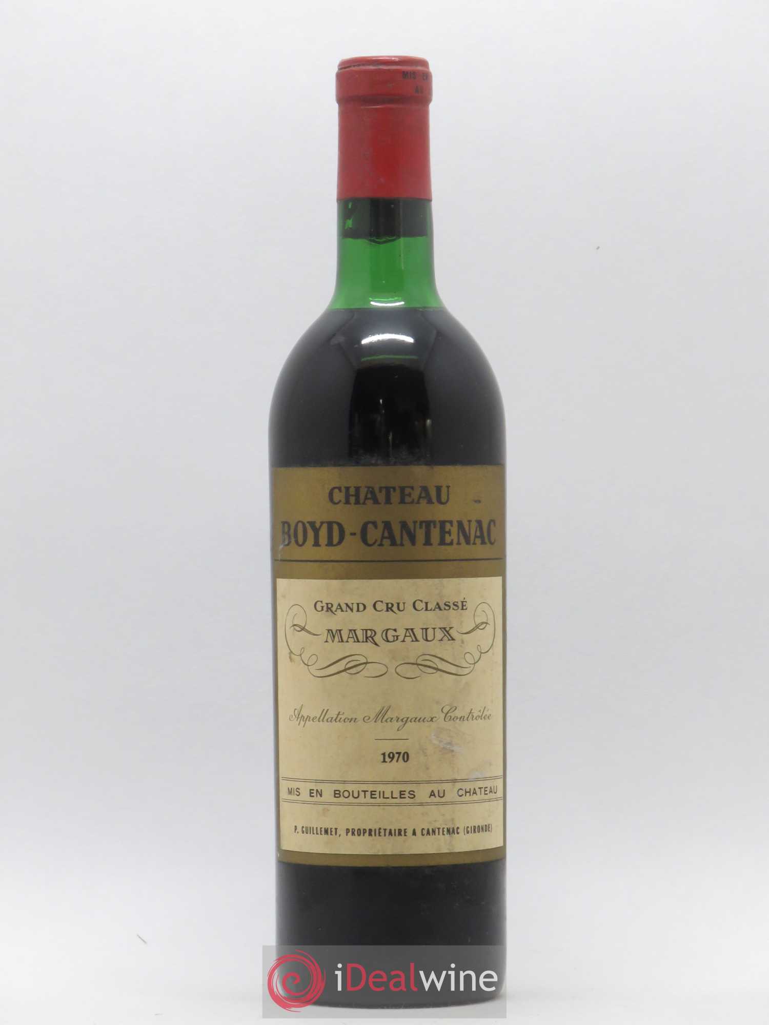 Château Boyd Cantenac 3ème Grand Cru Classé 1970 - Lot de 1 bouteille - 0