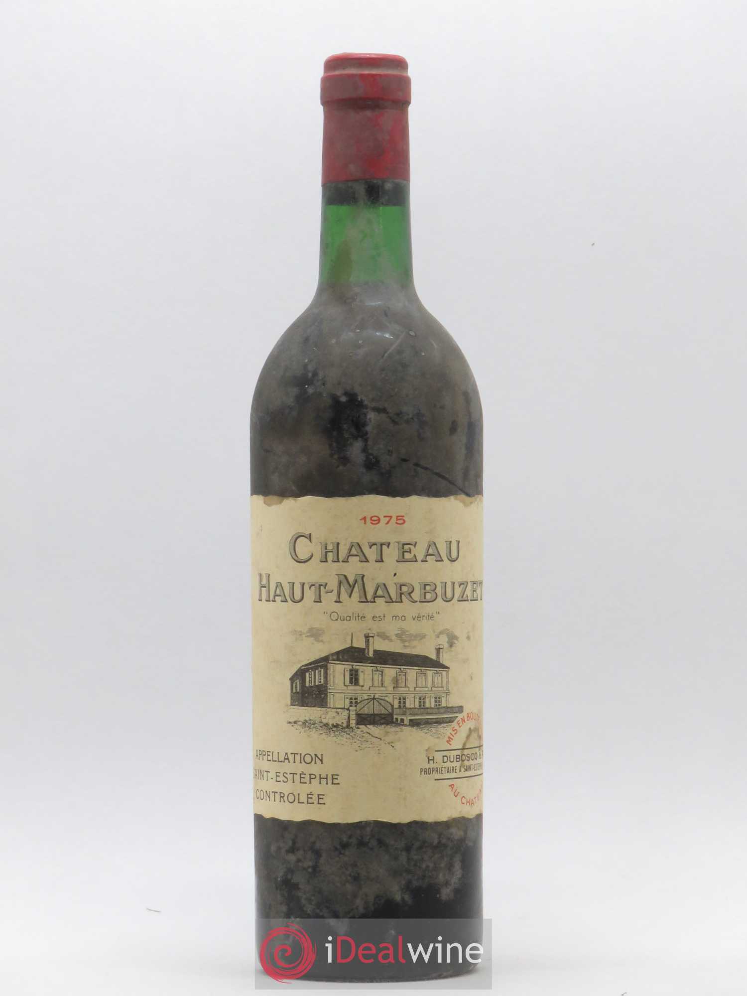 Château Haut Marbuzet 1975 - Lot de 1 bouteille - 0