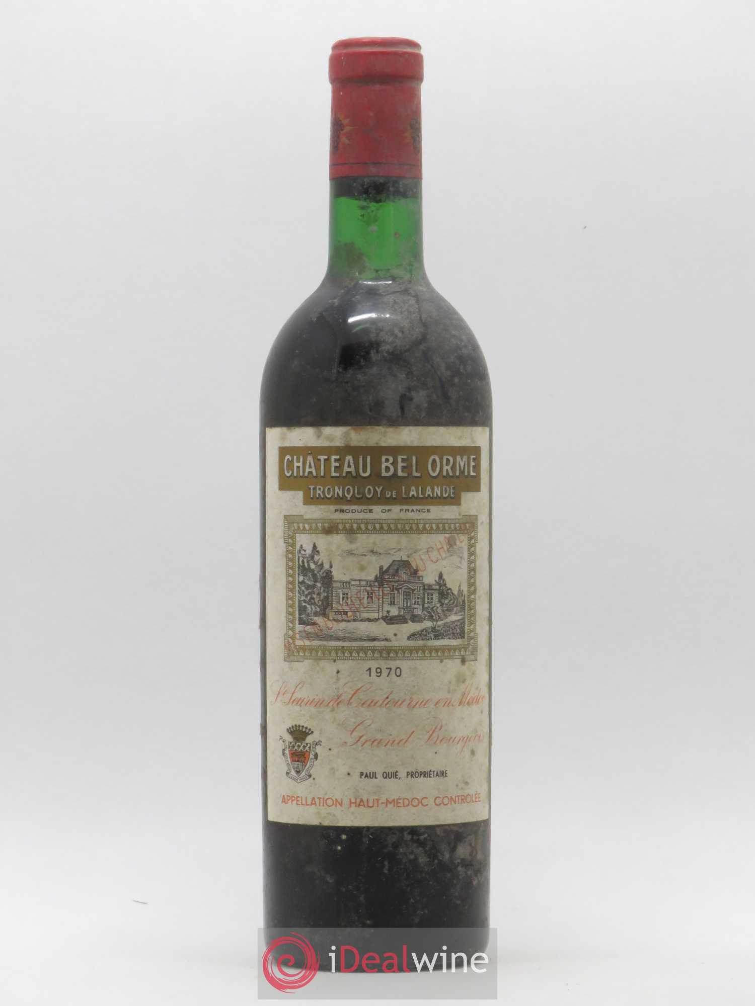 Château Bel Orme Tronquoy de Lalande Cru Bourgeois 1970 - Lot de 1 bouteille - 0