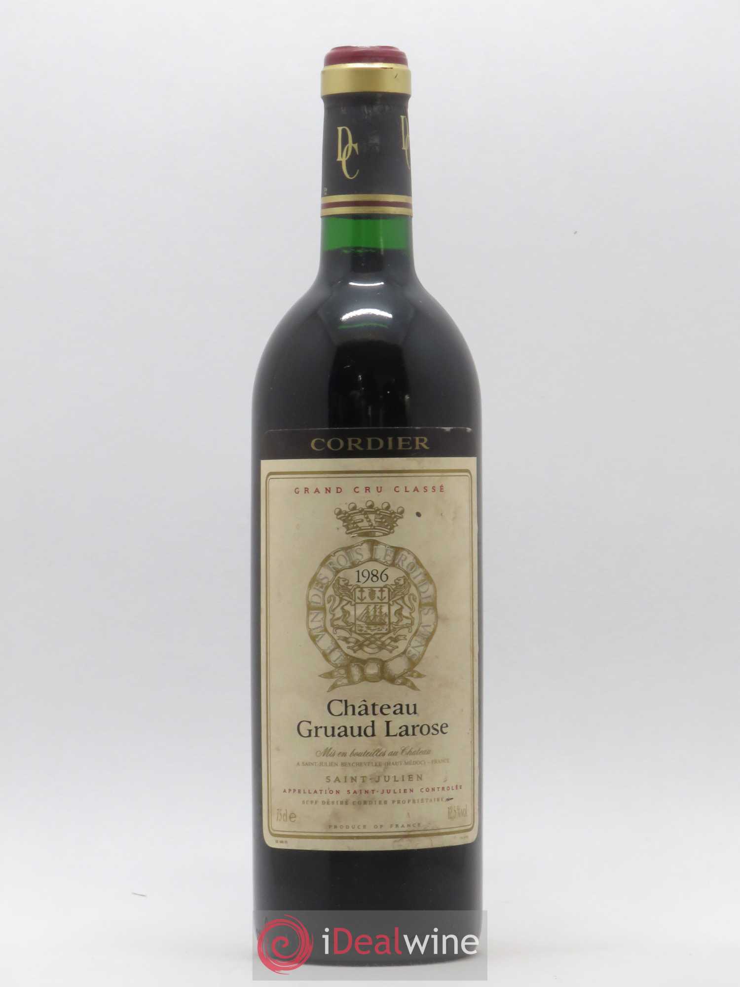 Château Gruaud Larose 2ème Grand Cru Classé 1986 - Lot de 1 bouteille - 0