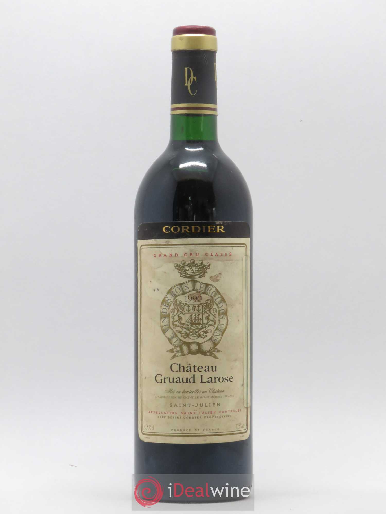 Château Gruaud Larose 2ème Grand Cru Classé 1990 - Lot de 1 bouteille - 0