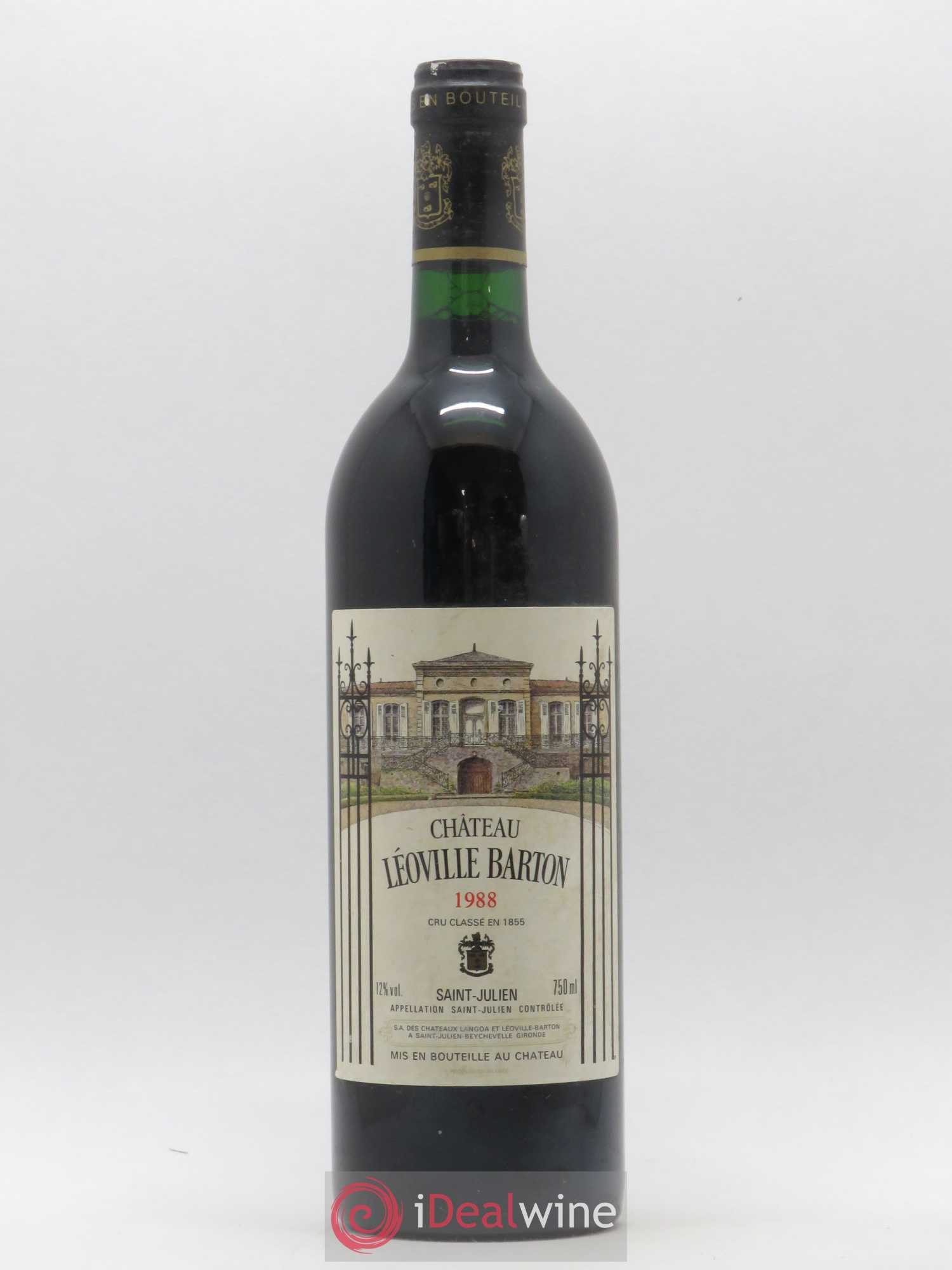 Château Léoville Barton 2ème Grand Cru Classé 1988 - Lot de 1 bouteille - 0