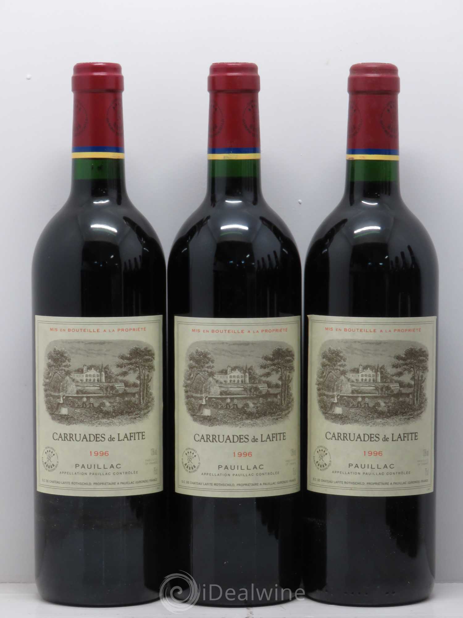 Carruades de Lafite Rothschild Second Vin 1996 - Lot de 7 bouteilles - 1