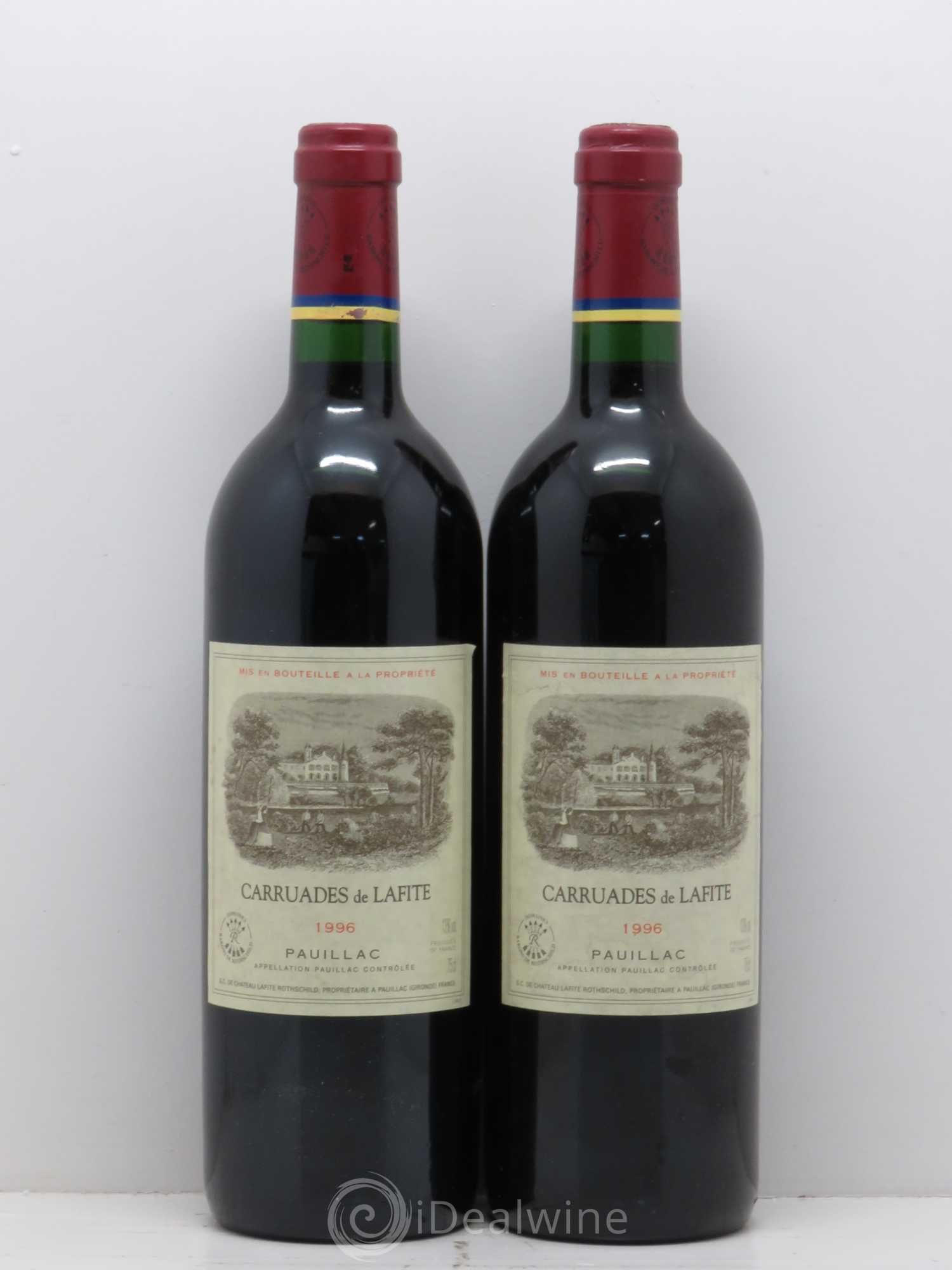 Carruades de Lafite Rothschild Second Vin 1996 - Lot de 7 bouteilles - 3