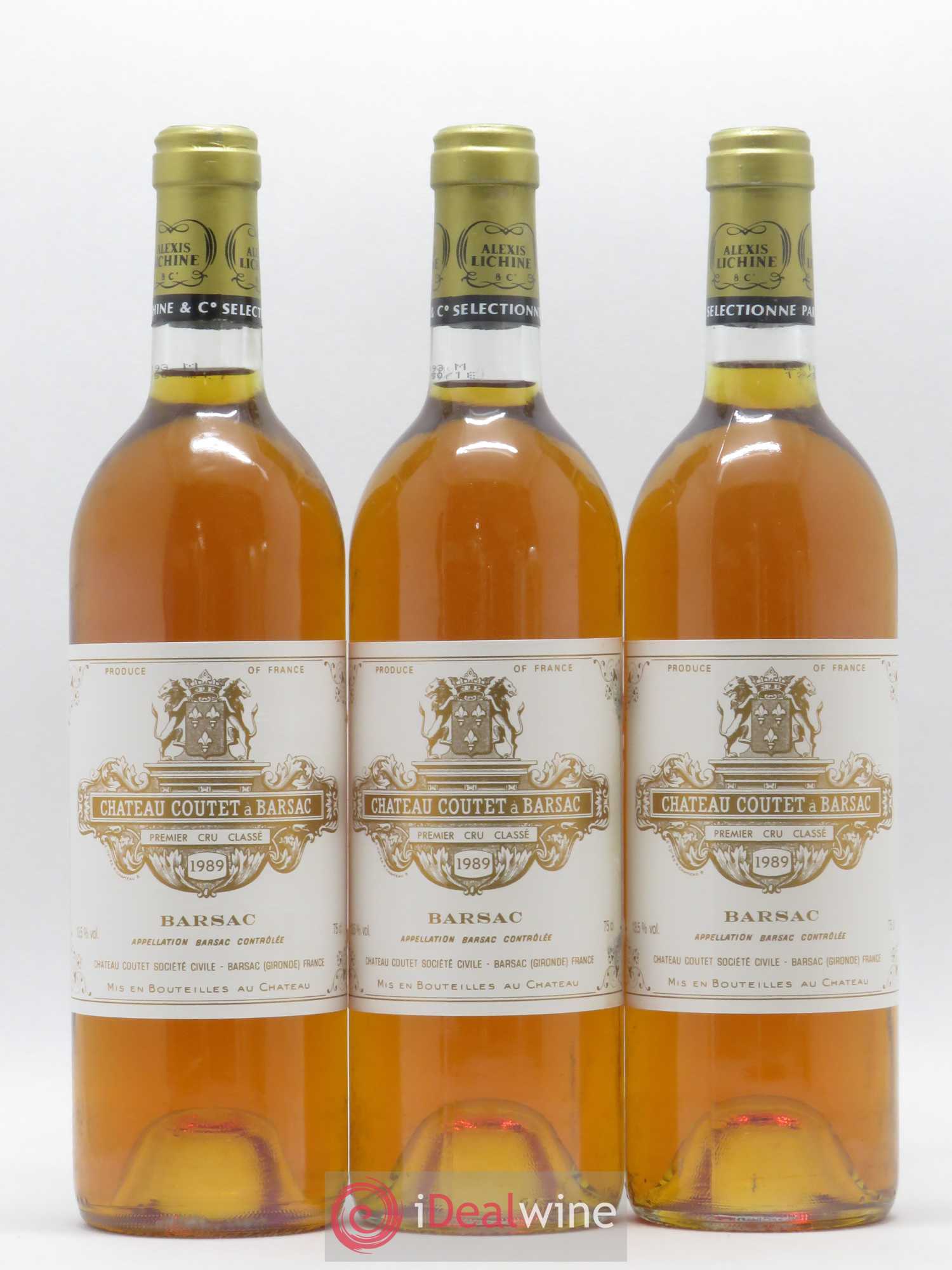 Château Coutet 1er Grand Cru Classé (senza prezzo di riserva) 1989 - Lotto di 12 bottiglie - 1