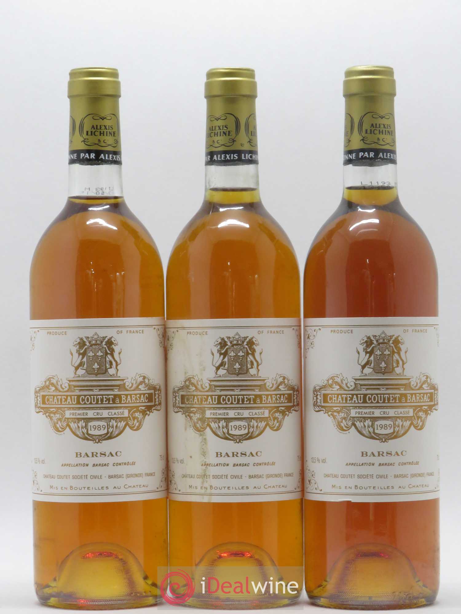 Château Coutet 1er Grand Cru Classé (senza prezzo di riserva) 1989 - Lotto di 12 bottiglie - 3