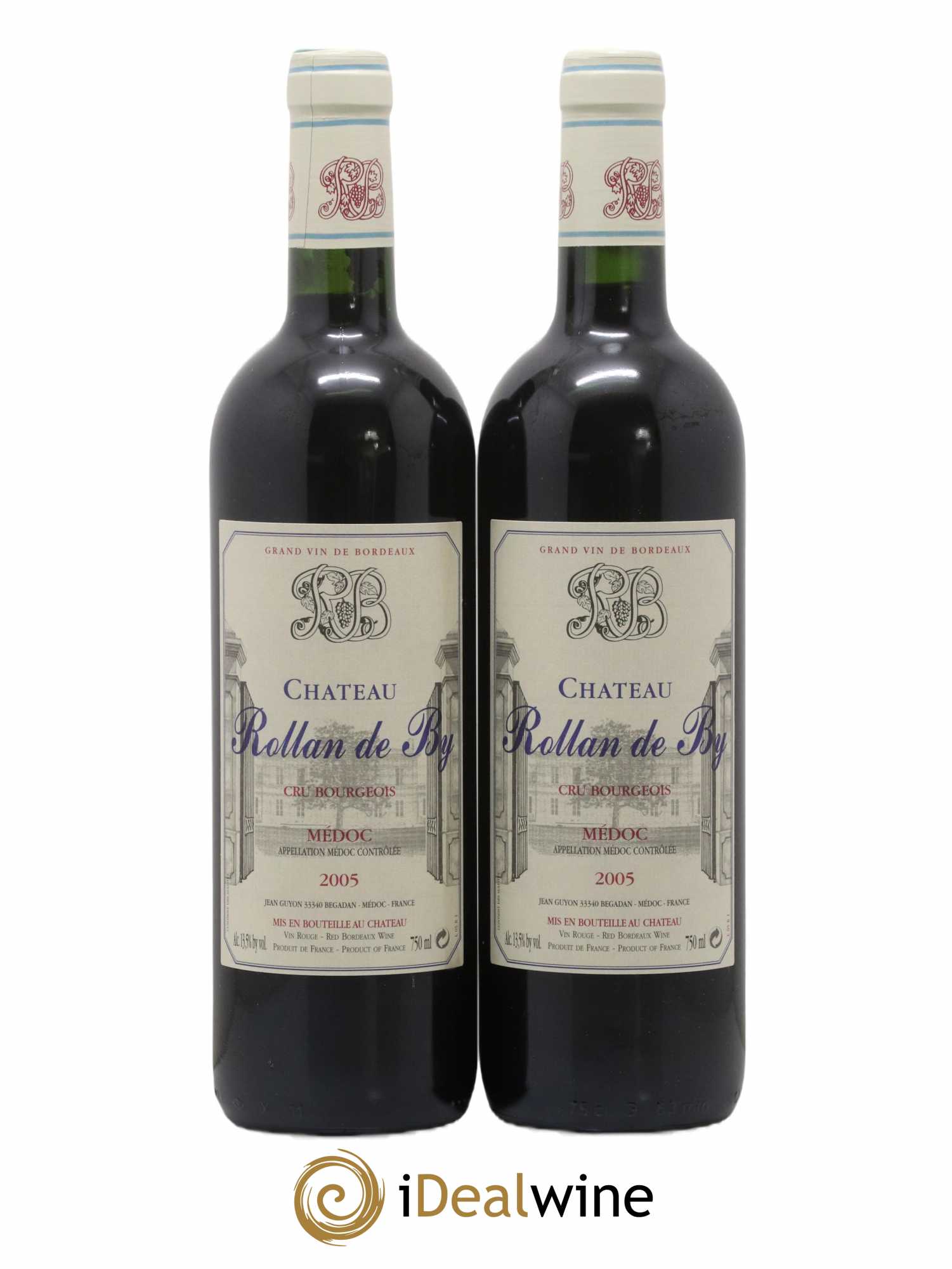 Château Rollan de By Cru Bourgeois (no reserve) 2005 - Lot of 2 bottles - 0