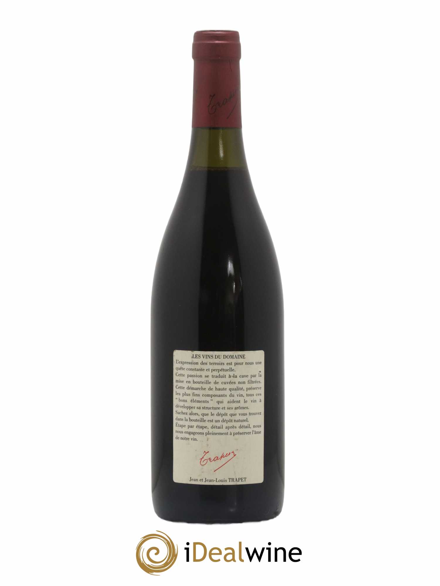 Chambertin Grand Cru Domaine Trapet 1999 - Lot de 1 bouteille - 1