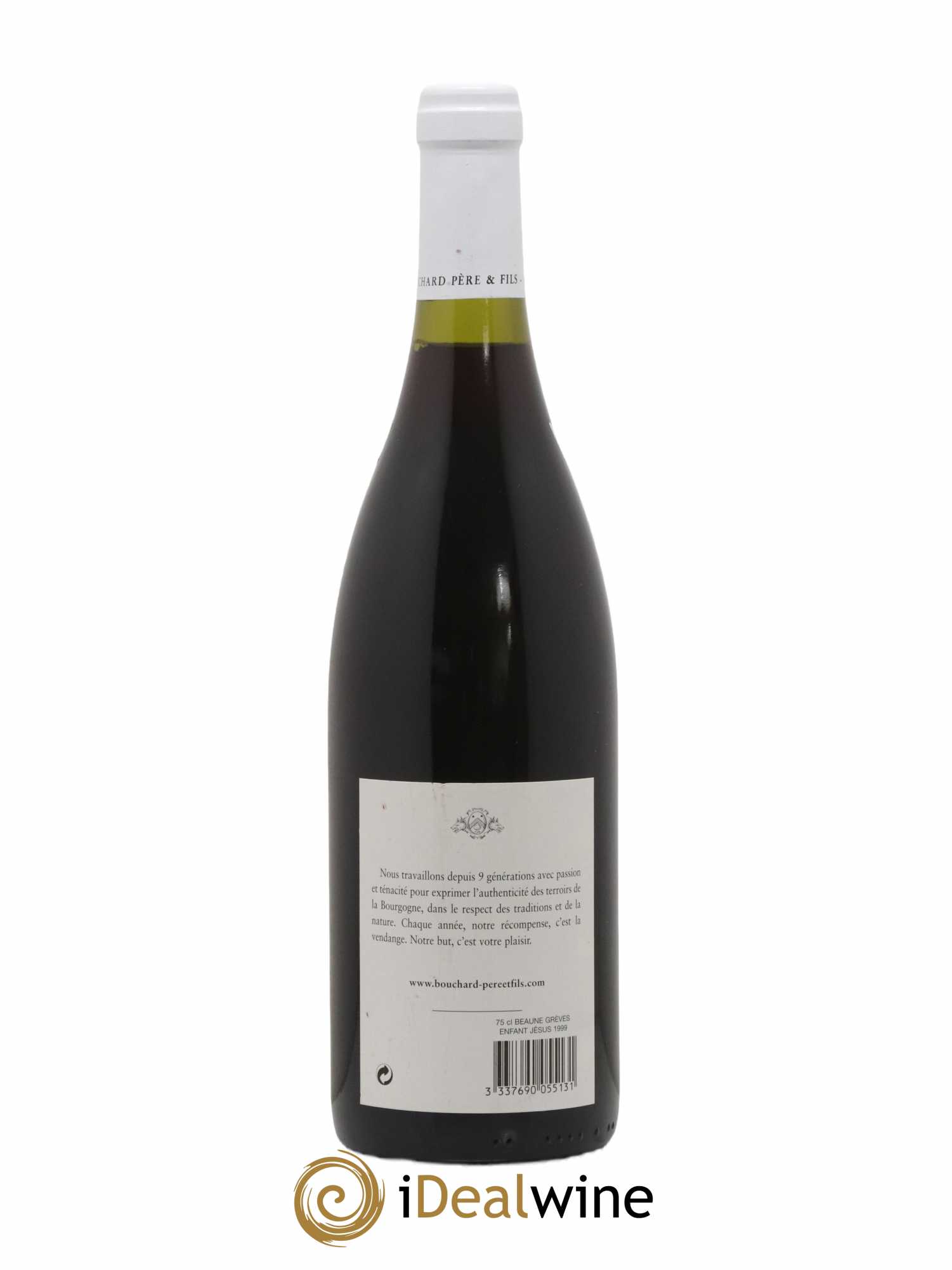 Beaune 1er Cru Grèves - Vigne de l'Enfant Jésus Bouchard Père & Fils 1999 - Lot de 1 bouteille - 1
