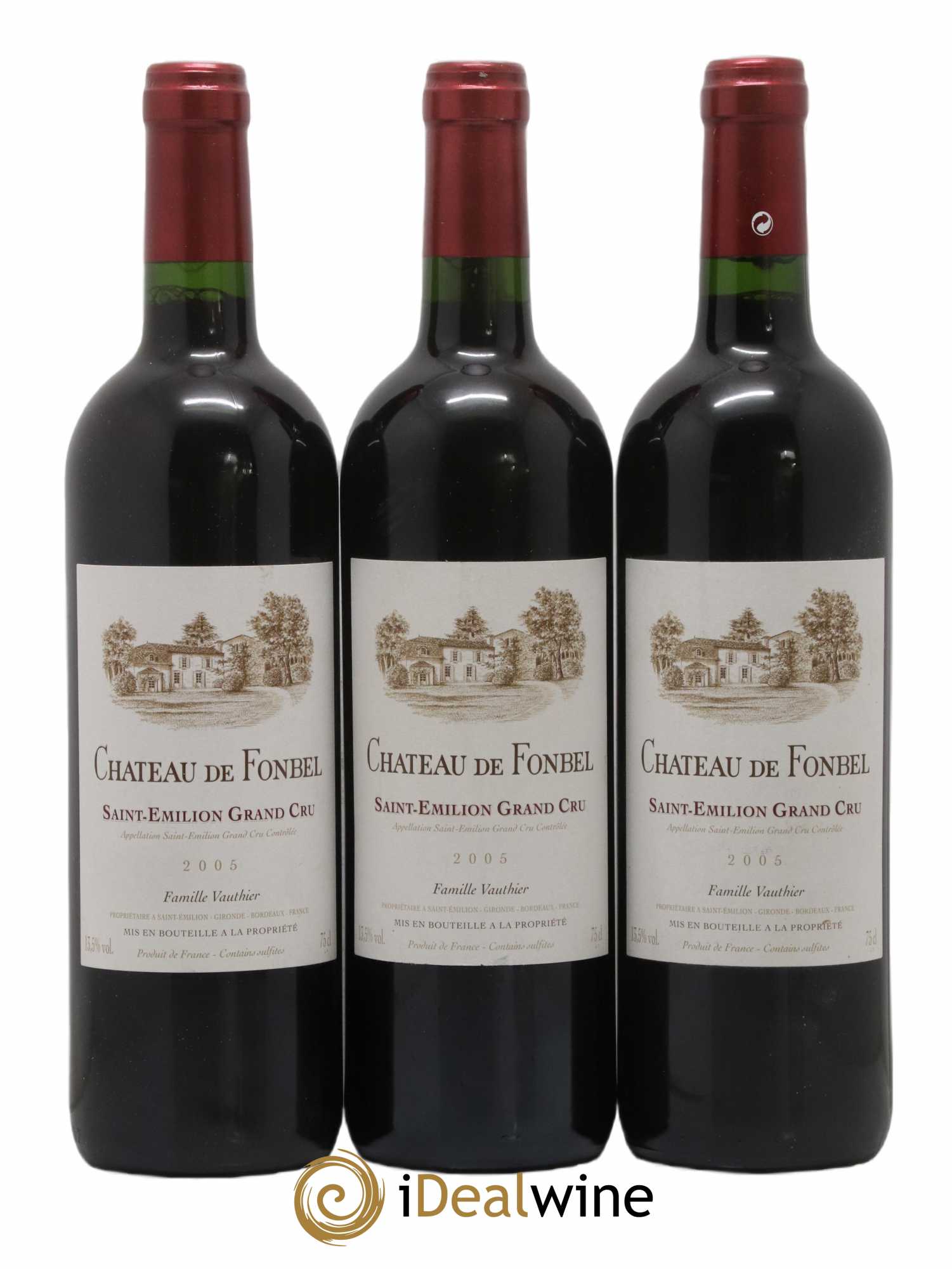 Château de Fonbel 2005 - Lot de 3 bouteilles - 0