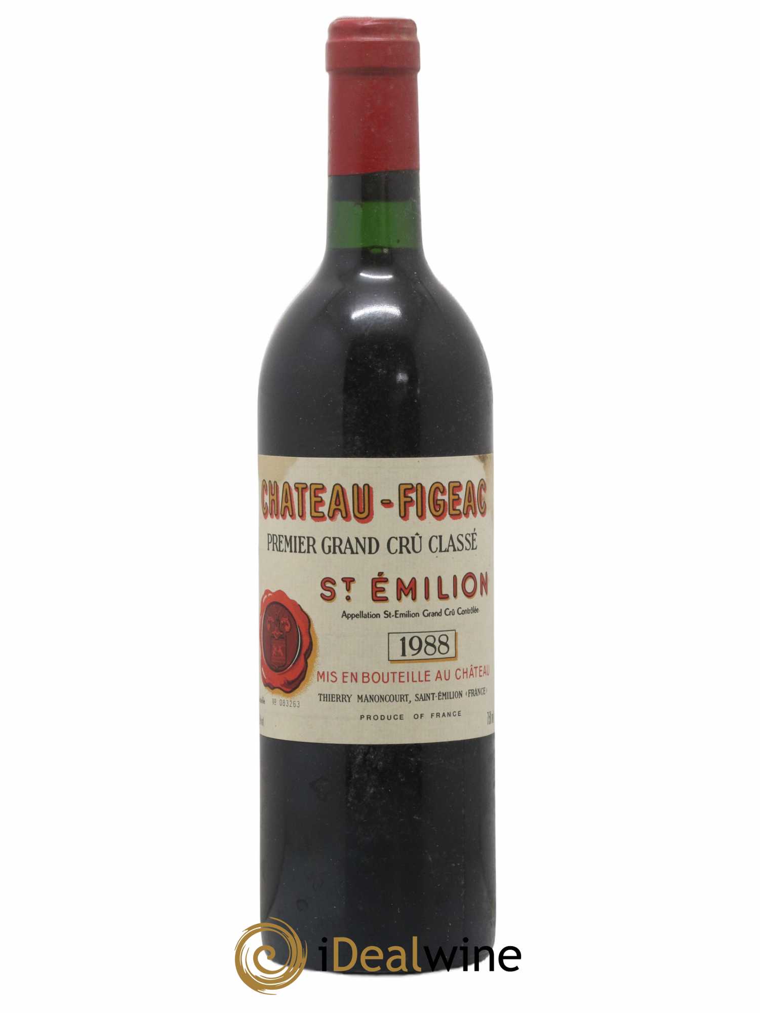 Château Figeac 1er Grand Cru Classé A 1988 - Lot of 1 bottle - 0