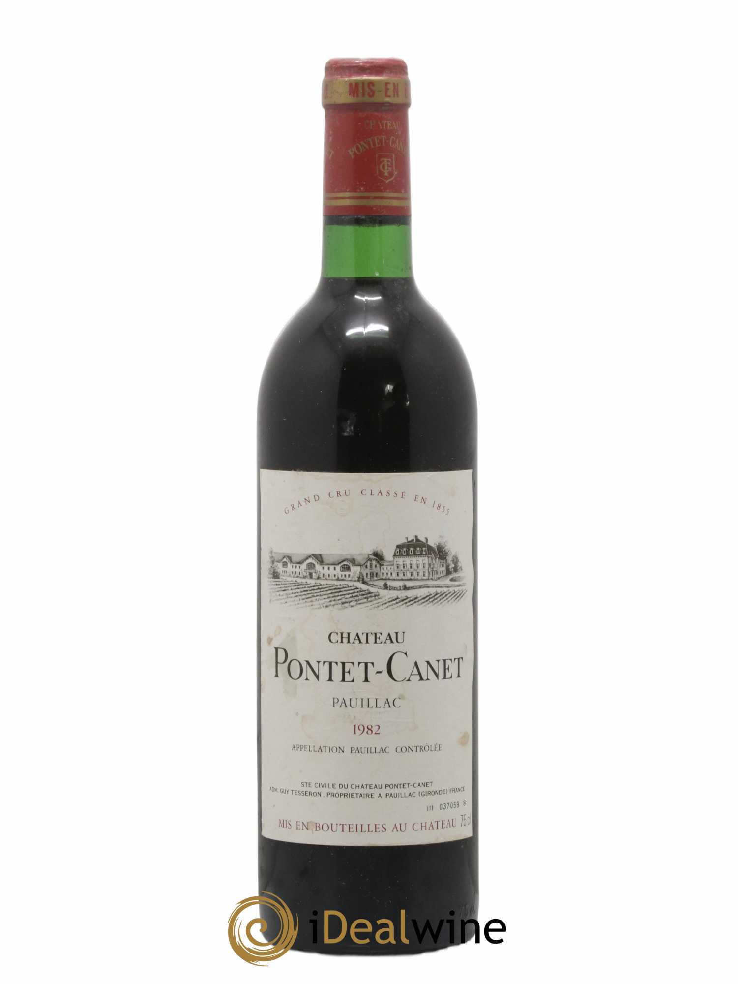 Château Pontet Canet 5ème Grand Cru Classé (no reserve) 1982 - Lot of 1 bottle - 0