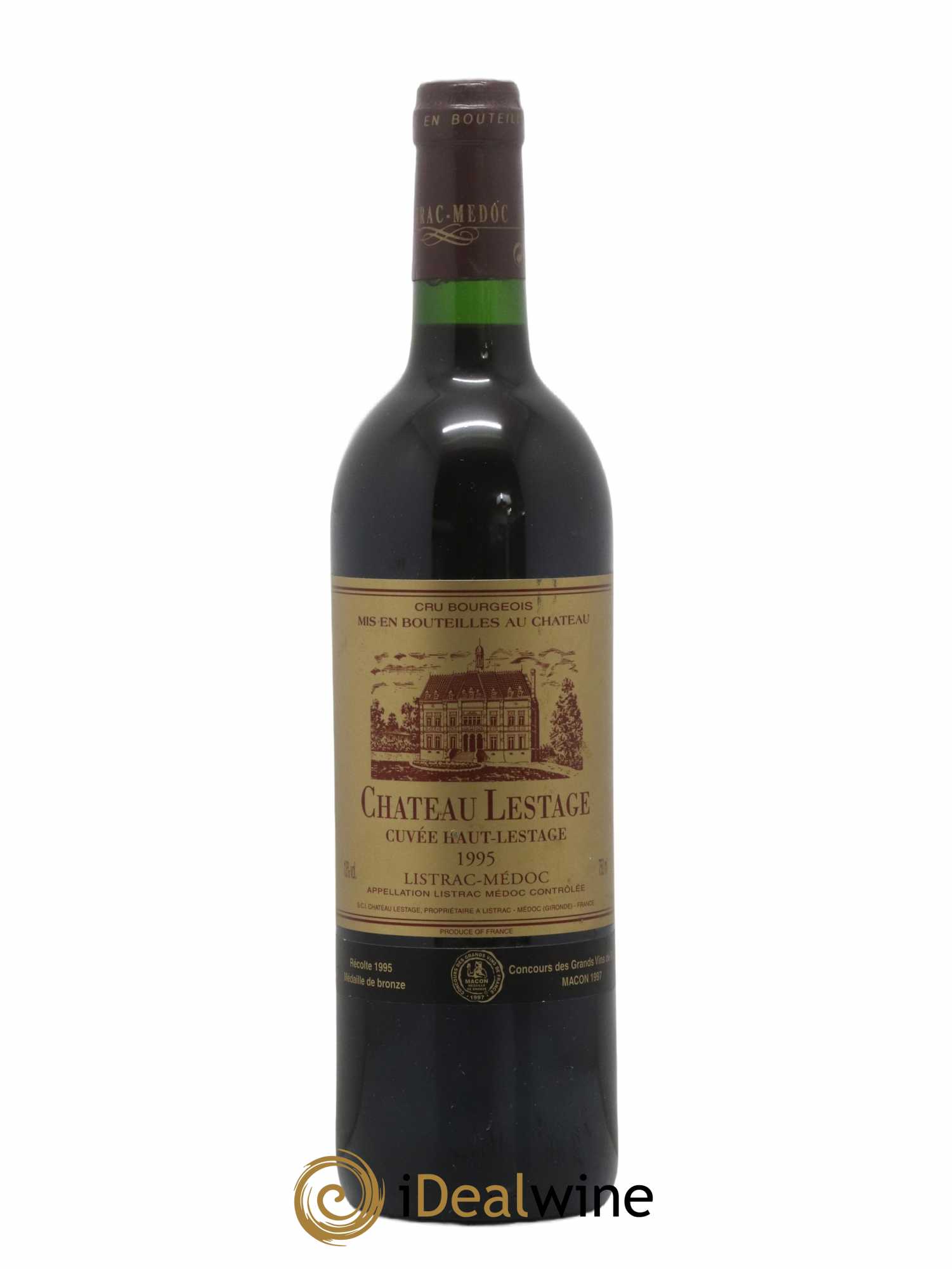 Château Lestage Cru Bourgeois 1995 - Lot de 1 bouteille - 0