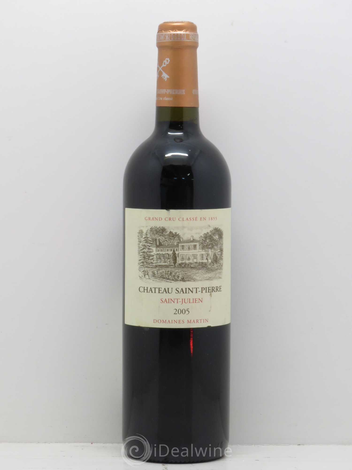 Château Saint-Pierre 4ème Grand Cru Classé 2005 - Lot de 1 bouteille - 0